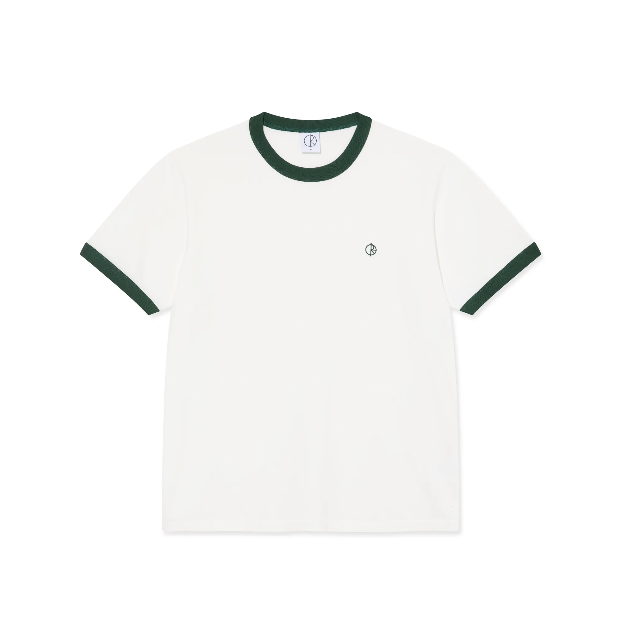Ringer Tee - Cloud White / Dark Green sold by Polar Skate