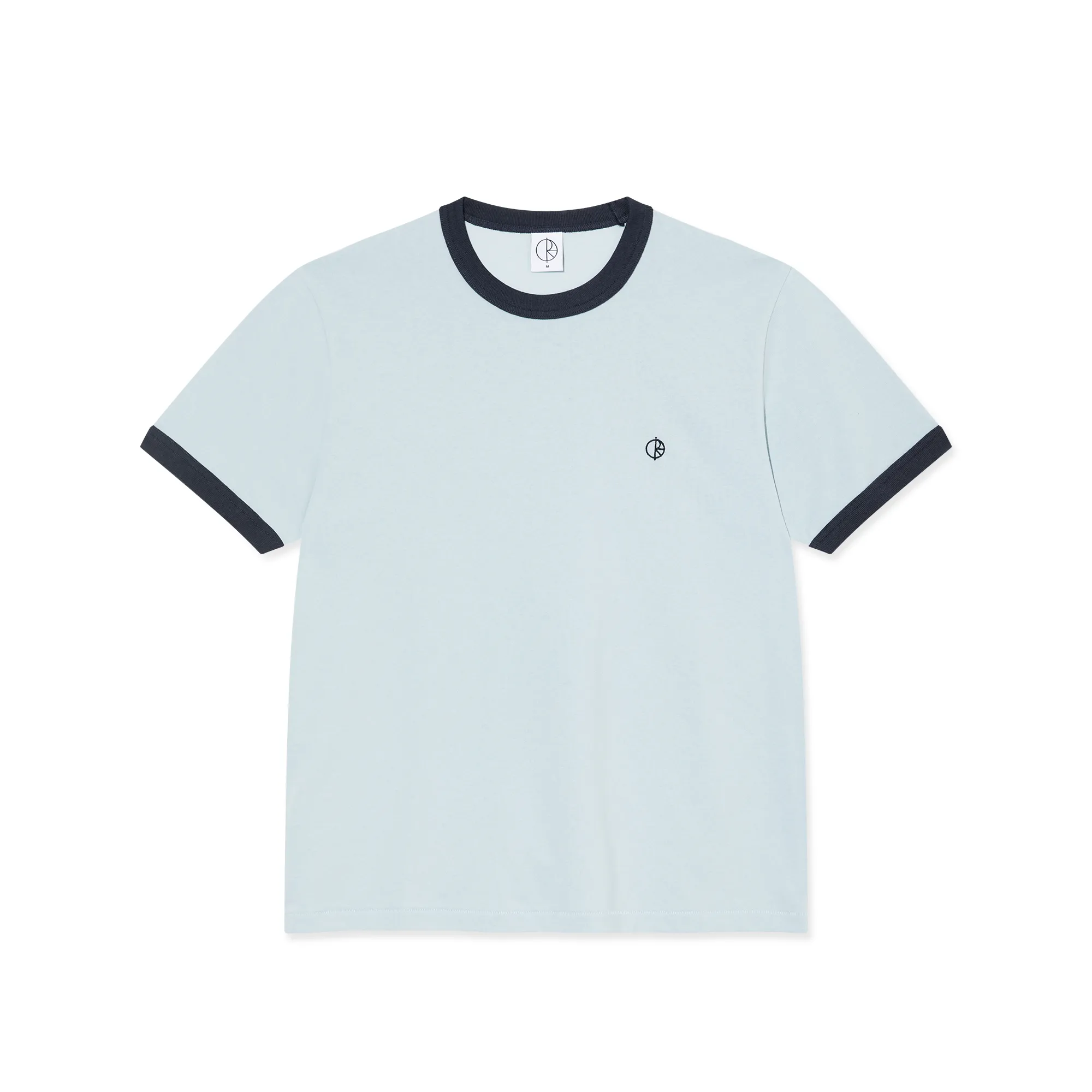 Ringer Tee - Light Blue / Navy sold by Polar Skate