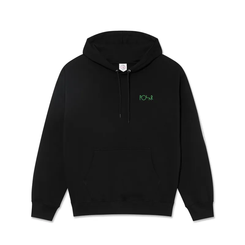 Dave Hoodie | Fill Logo | Ourselves Collage - Black sold by Polar Skate