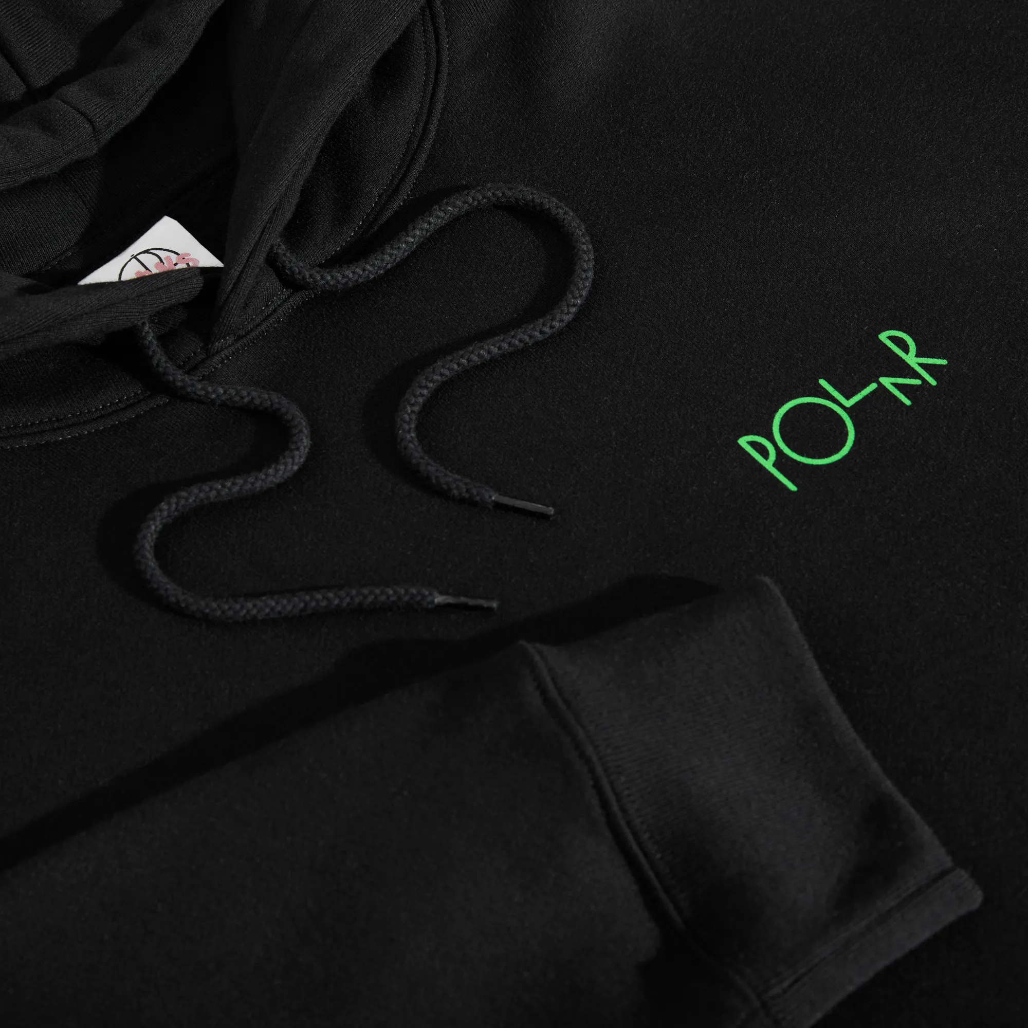 Dave Hoodie | Fill Logo | Ourselves Collage - Black sold by Polar Skate product image thumbnail 3