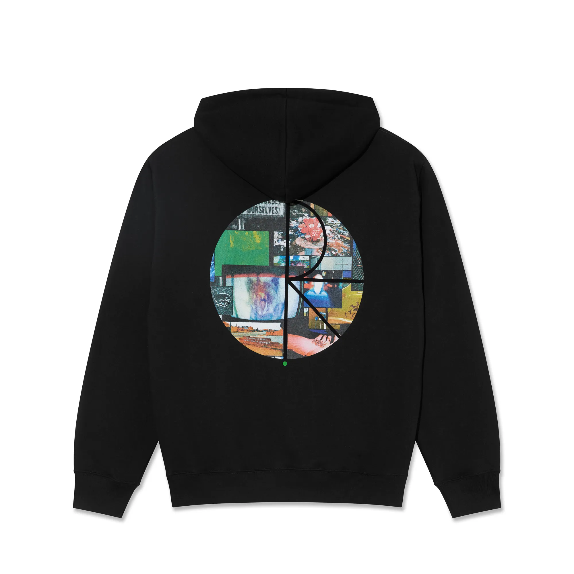 Dave Hoodie | Fill Logo | Ourselves Collage - Black sold by Polar Skate product image thumbnail 2