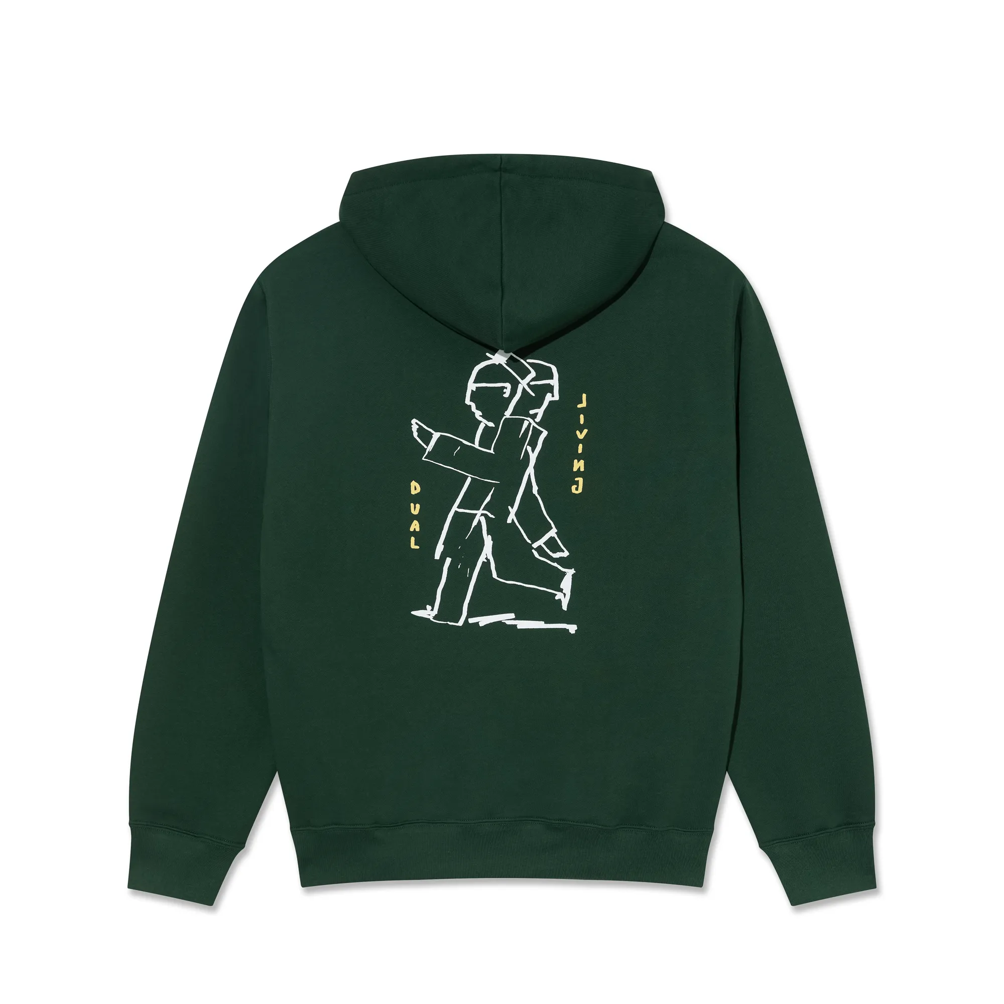 Dave Hoodie | Dual Living - Dark Green sold by Polar Skate product image thumbnail 2