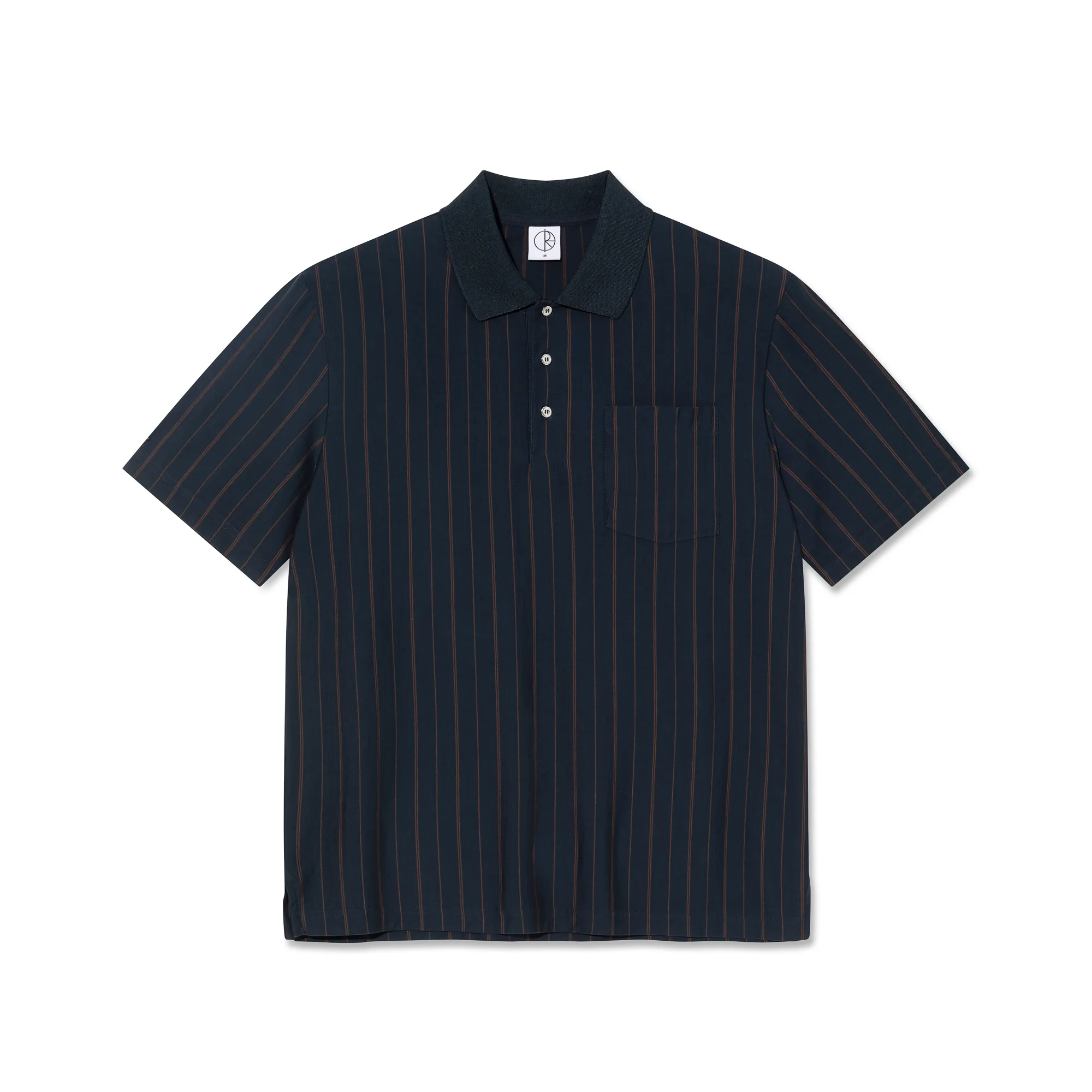 Fancy Polo Shirt - Navy / Brown sold by Polar Skate