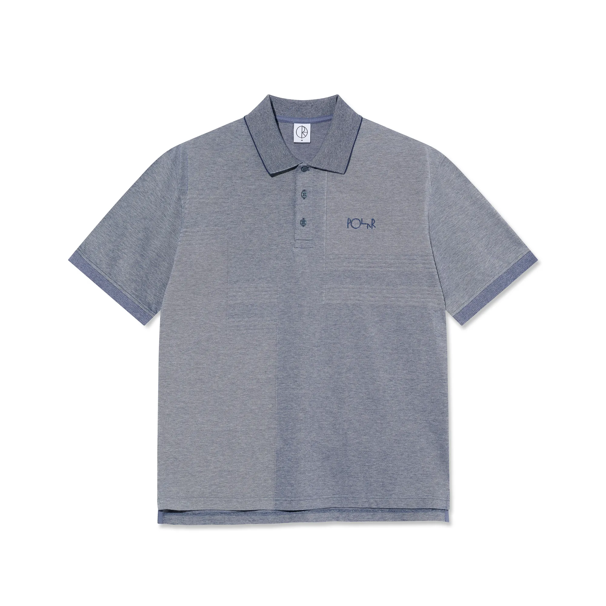 Surf Polo Shirt | Pique - Heather Blue sold by Polar Skate