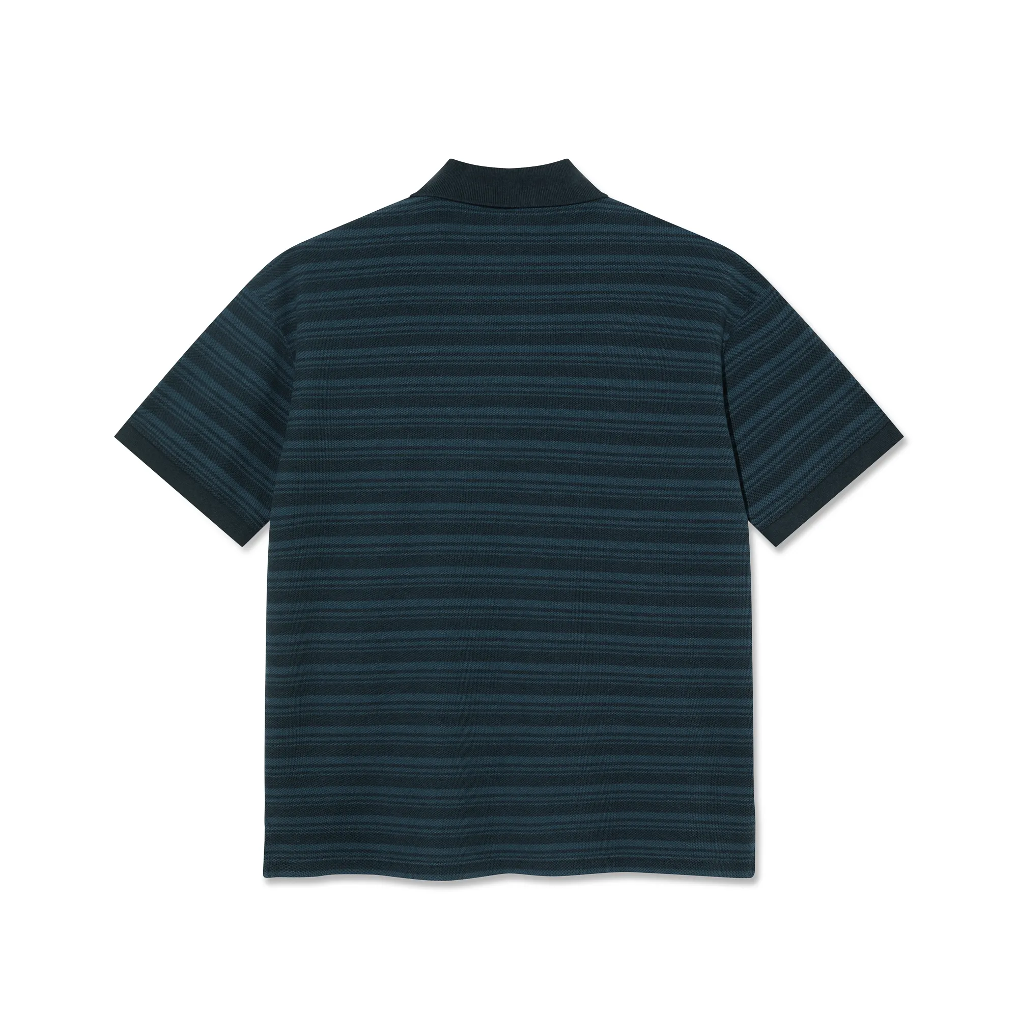 Surf Polo Shirt | Stripe - Neptune Blue sold by Polar Skate product image thumbnail 2