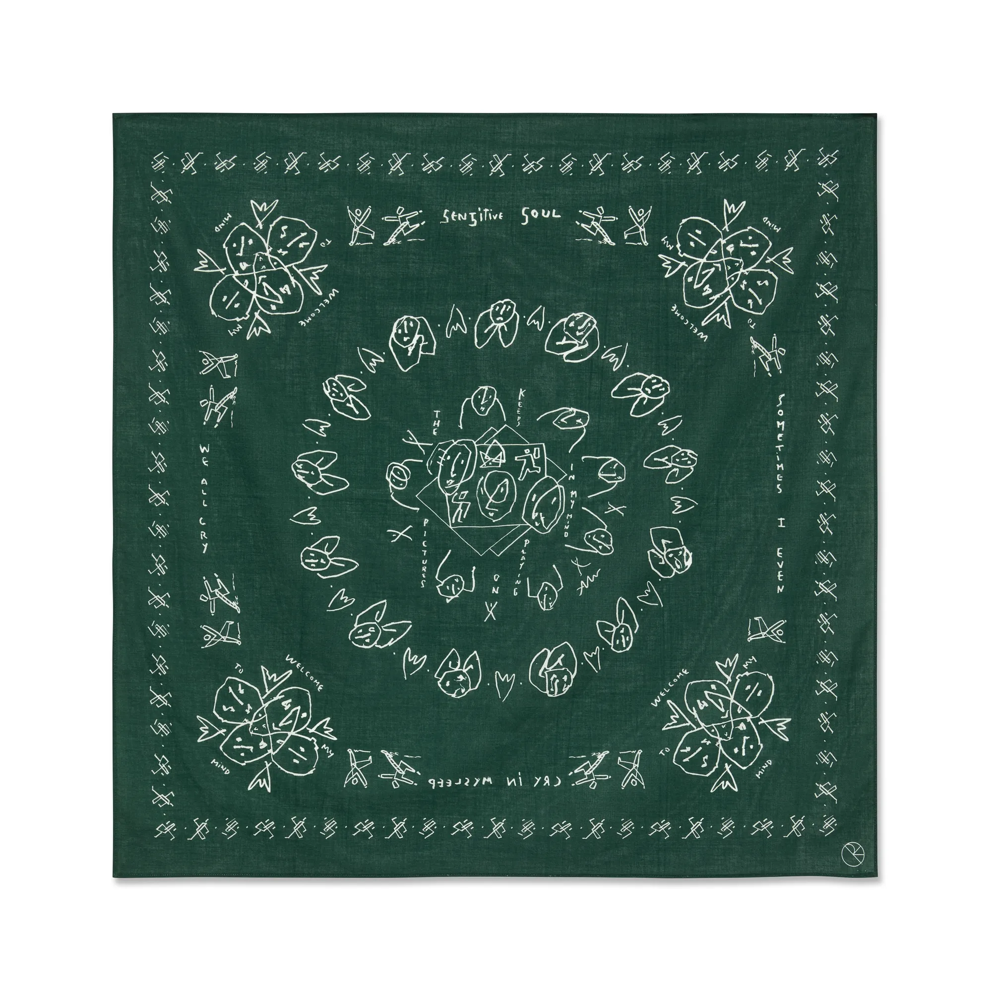 Bandana - Dark Green sold by Polar Skate