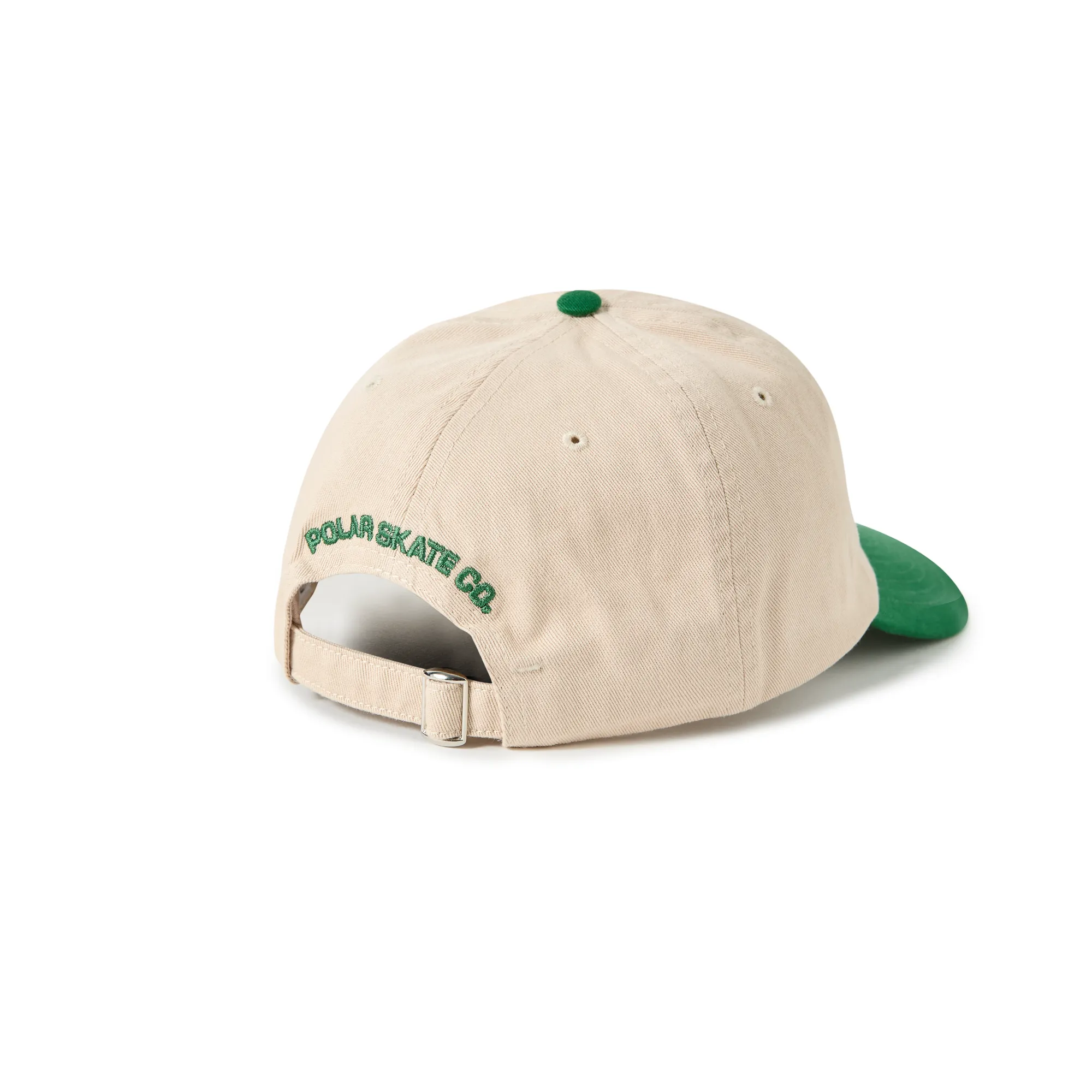 Sai Cap | Stroke Logo - Ecru / Green sold by Polar Skate product image thumbnail 2