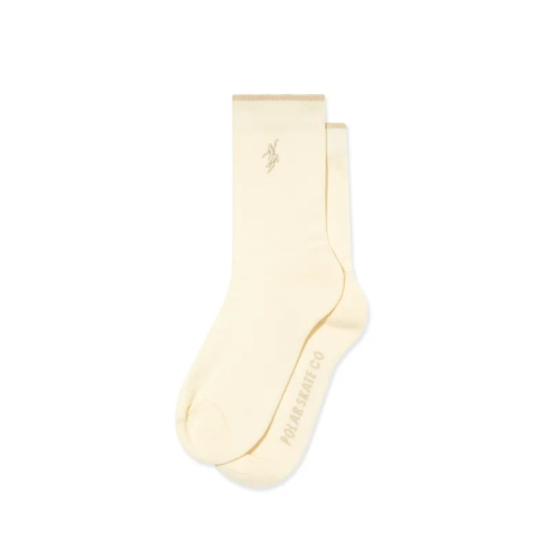 Business Socks | No Complies Forever - Cloud White sold by Polar Skate
