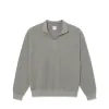 Half Zip LS Shirt | Pique - Grey sold by Polar Skate