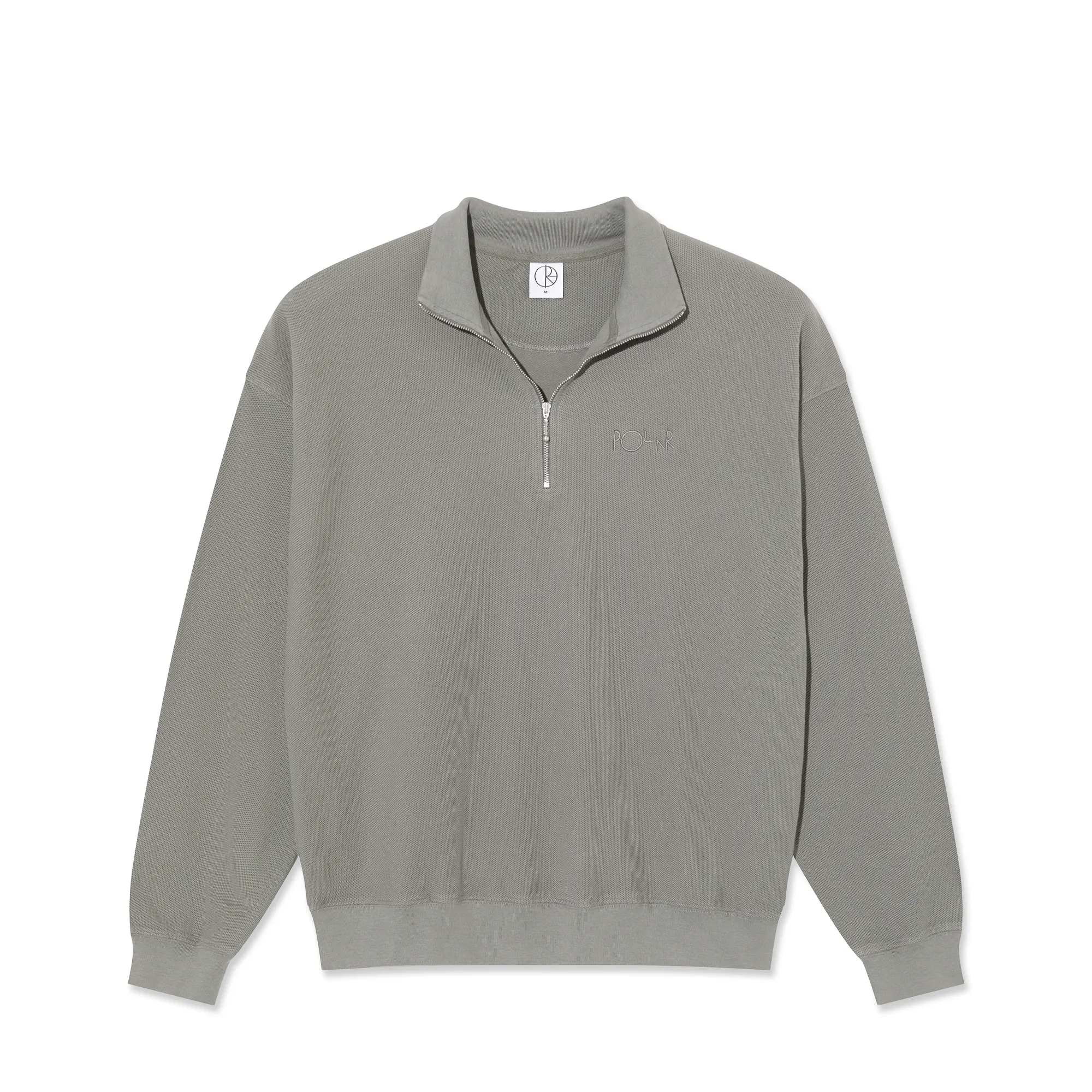 Half Zip LS Shirt | Pique - Grey sold by Polar Skate