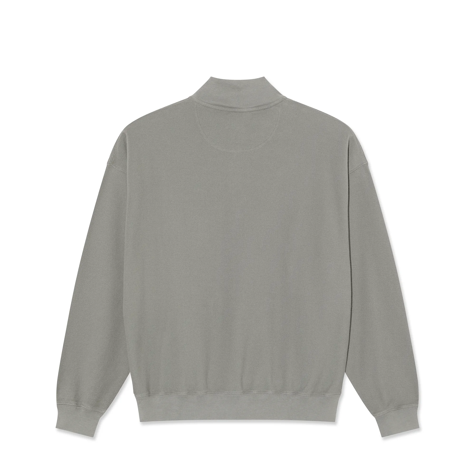 Half Zip LS Shirt | Pique - Grey sold by Polar Skate product image thumbnail 2