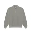 Half Zip LS Shirt | Pique - Grey sold by Polar Skate