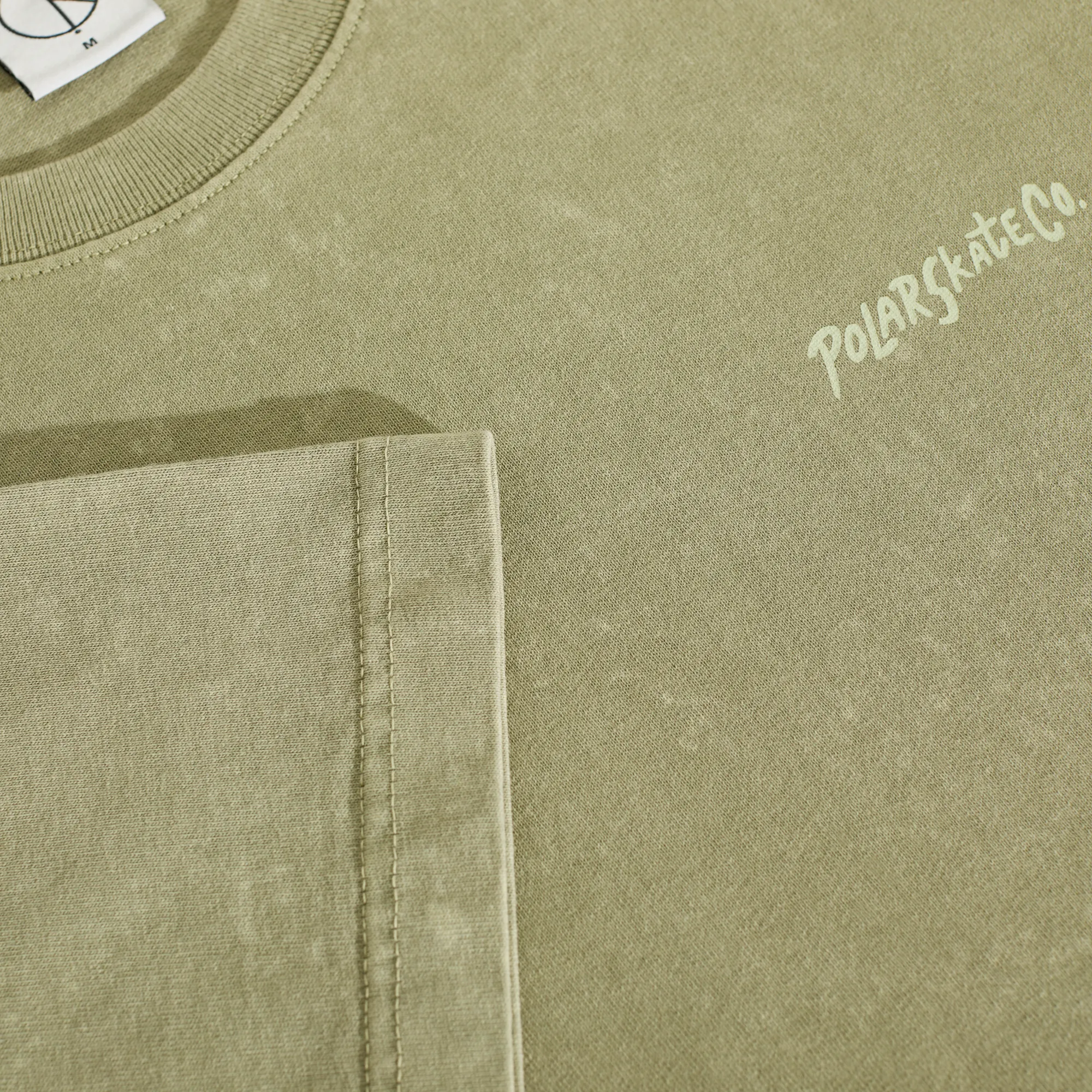 Acid Tee | Surf Logo - Light Green sold by Polar Skate product image thumbnail 3