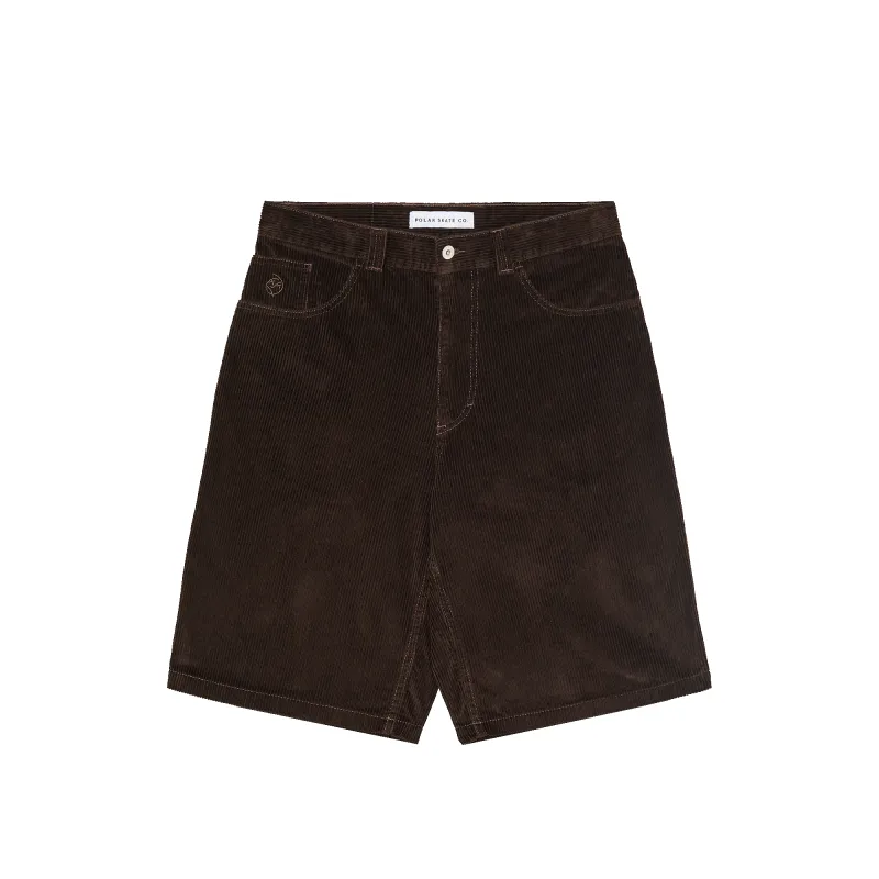 Big Boy Cord Shorts - Chocolate sold by Polar Skate