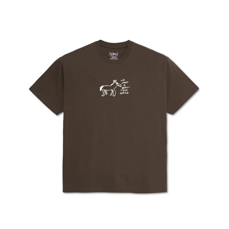 Tee | Beautiful Horses - Chocolate sold by Polar Skate