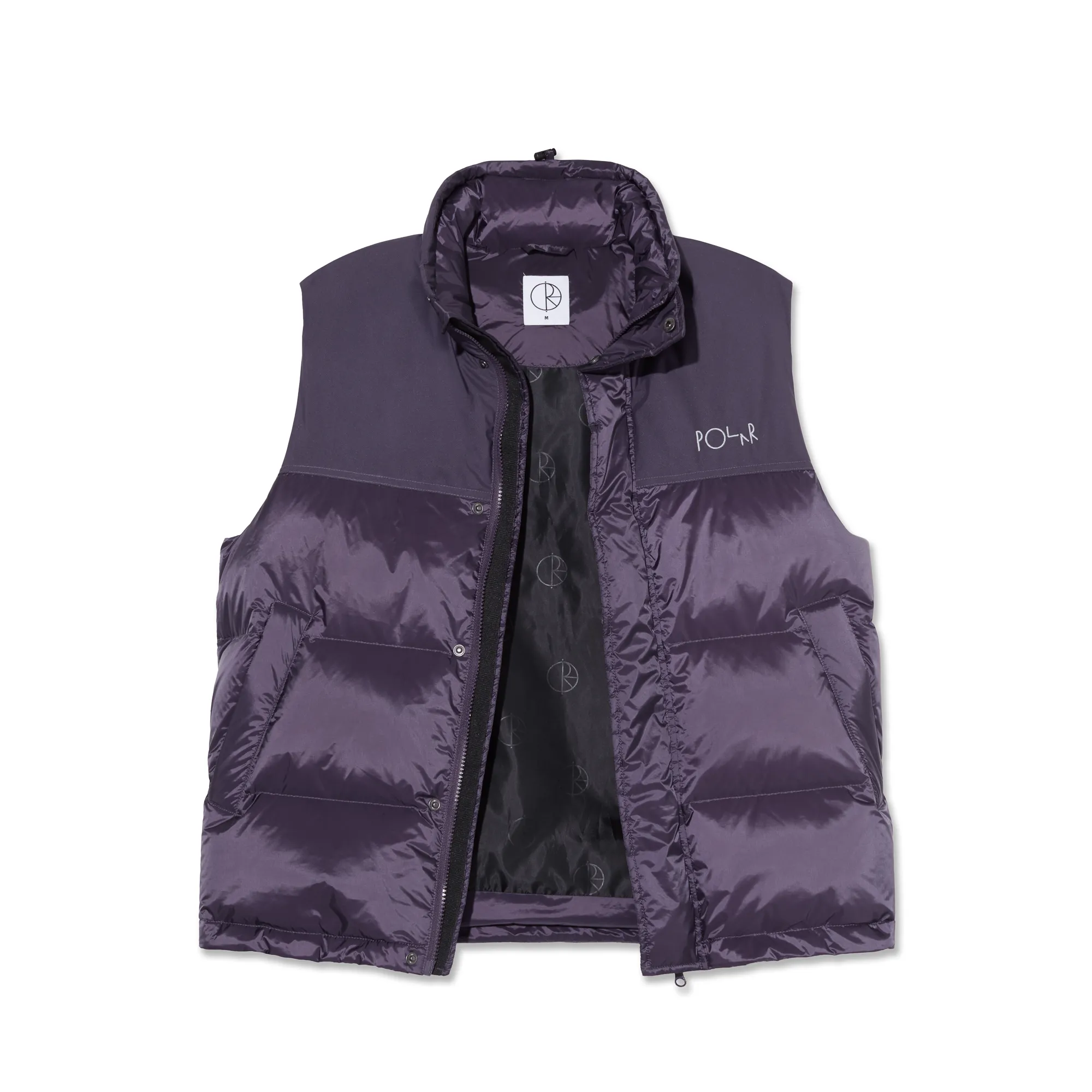 Basic Puffer Vest | Dark Violet sold by Polar Skate product image thumbnail 3