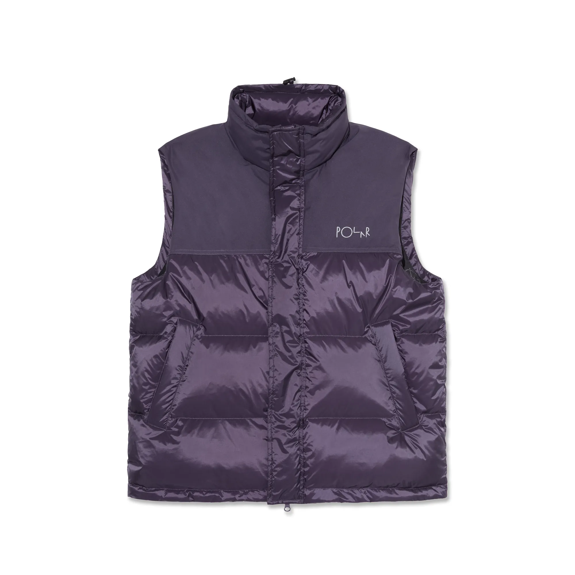 Basic Puffer Vest | Dark Violet sold by Polar Skate