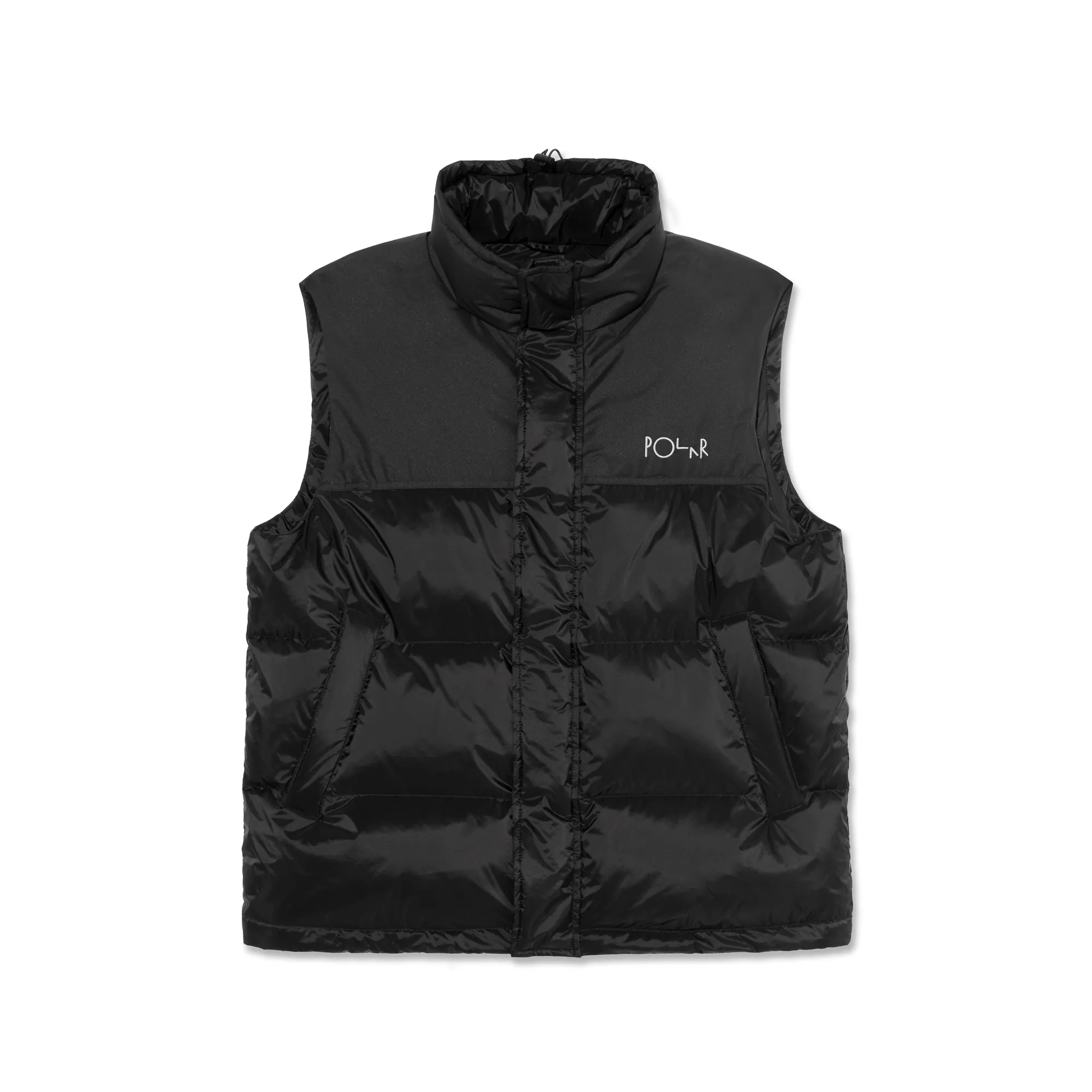 Basic Puffer Vest - Black sold by Polar Skate