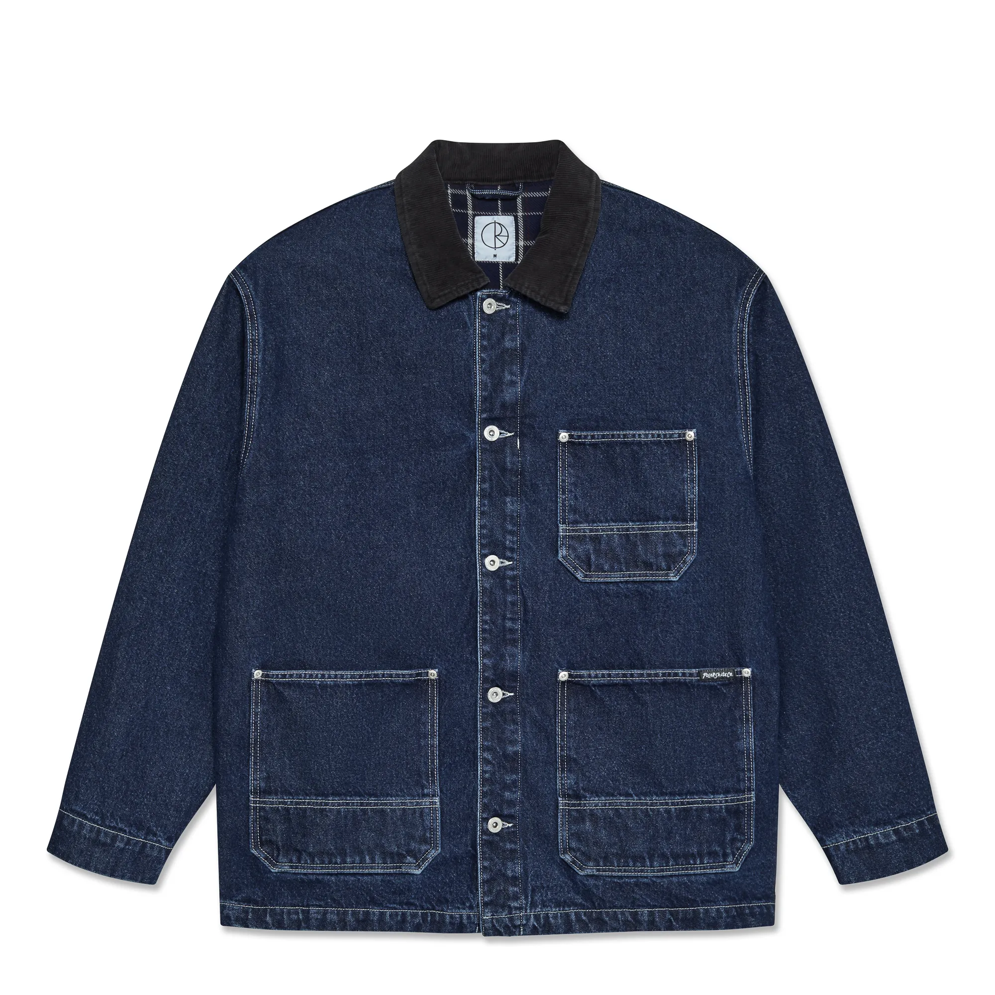 Ezra Jacket With Flannel Lining | Indigo sold by Polar Skate