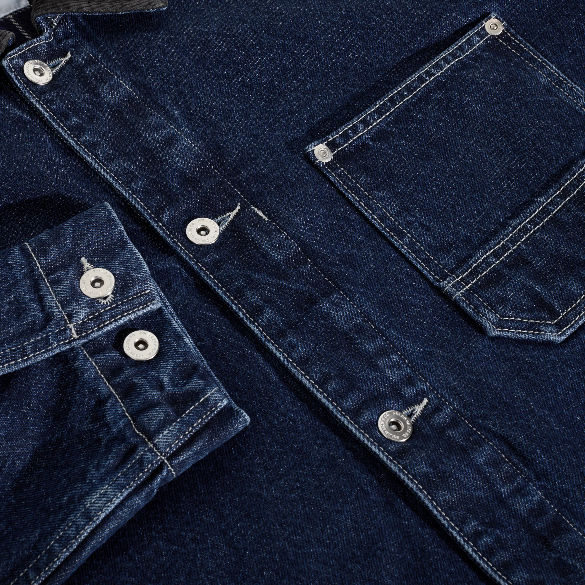 Ezra Jacket With Flannel Lining | Indigo sold by Polar Skate product image thumbnail 5