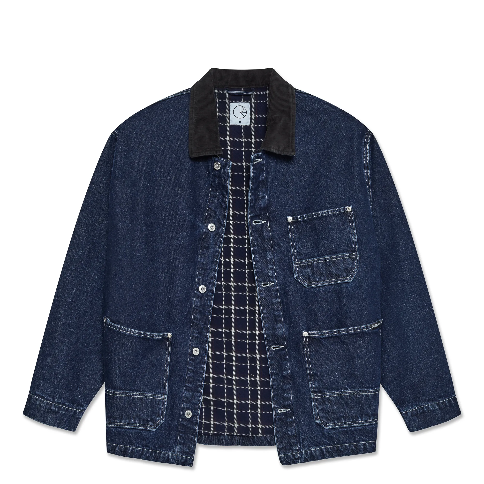 Ezra Jacket With Flannel Lining | Indigo sold by Polar Skate product image thumbnail 2