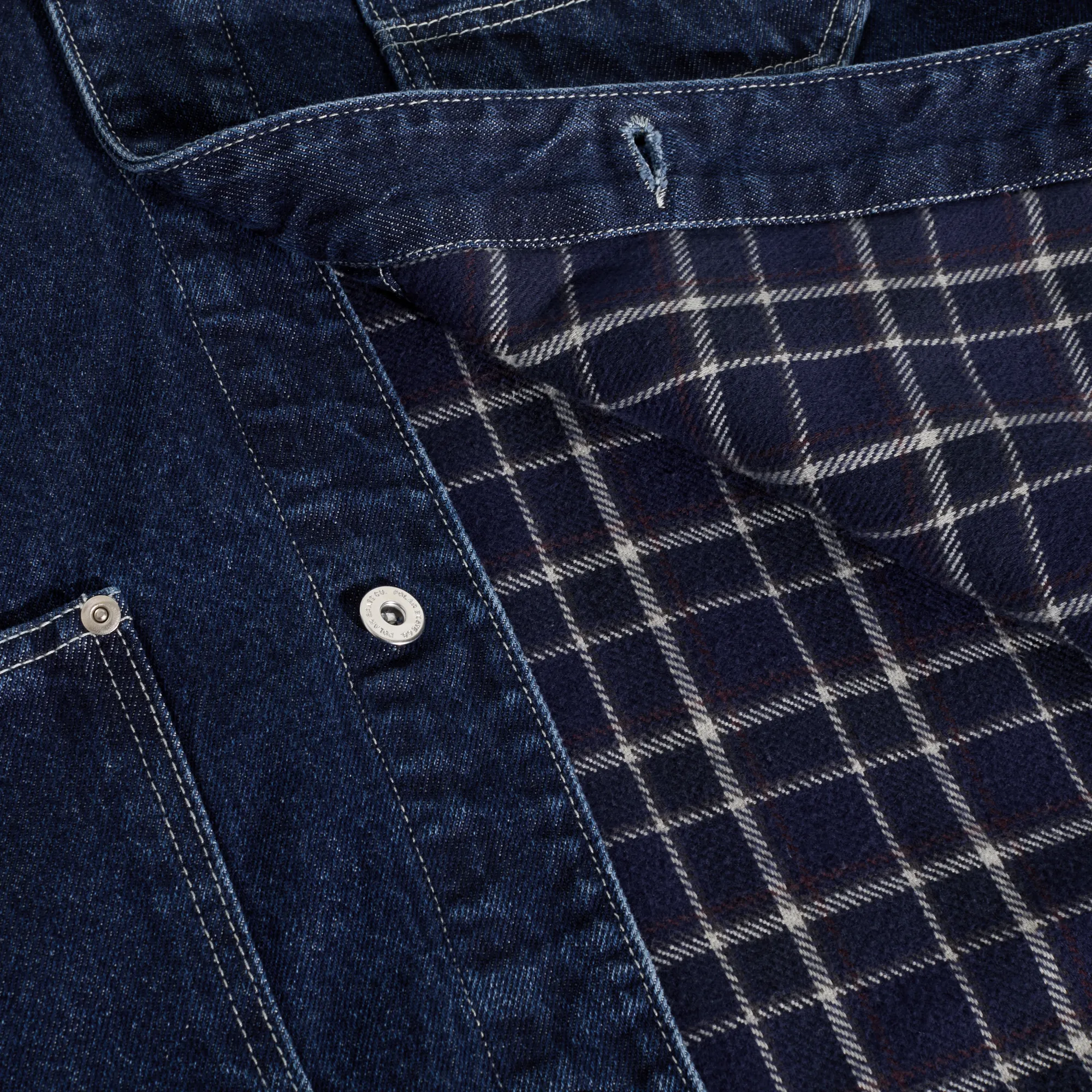 Ezra Jacket With Flannel Lining | Indigo sold by Polar Skate product image thumbnail 4