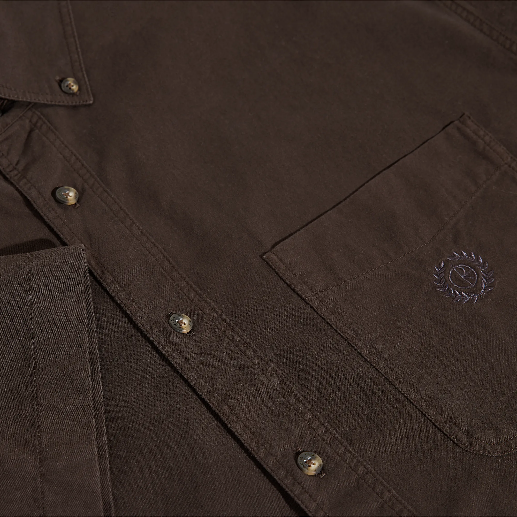 Ted Shirt | Chocolate sold by Polar Skate product image thumbnail 3