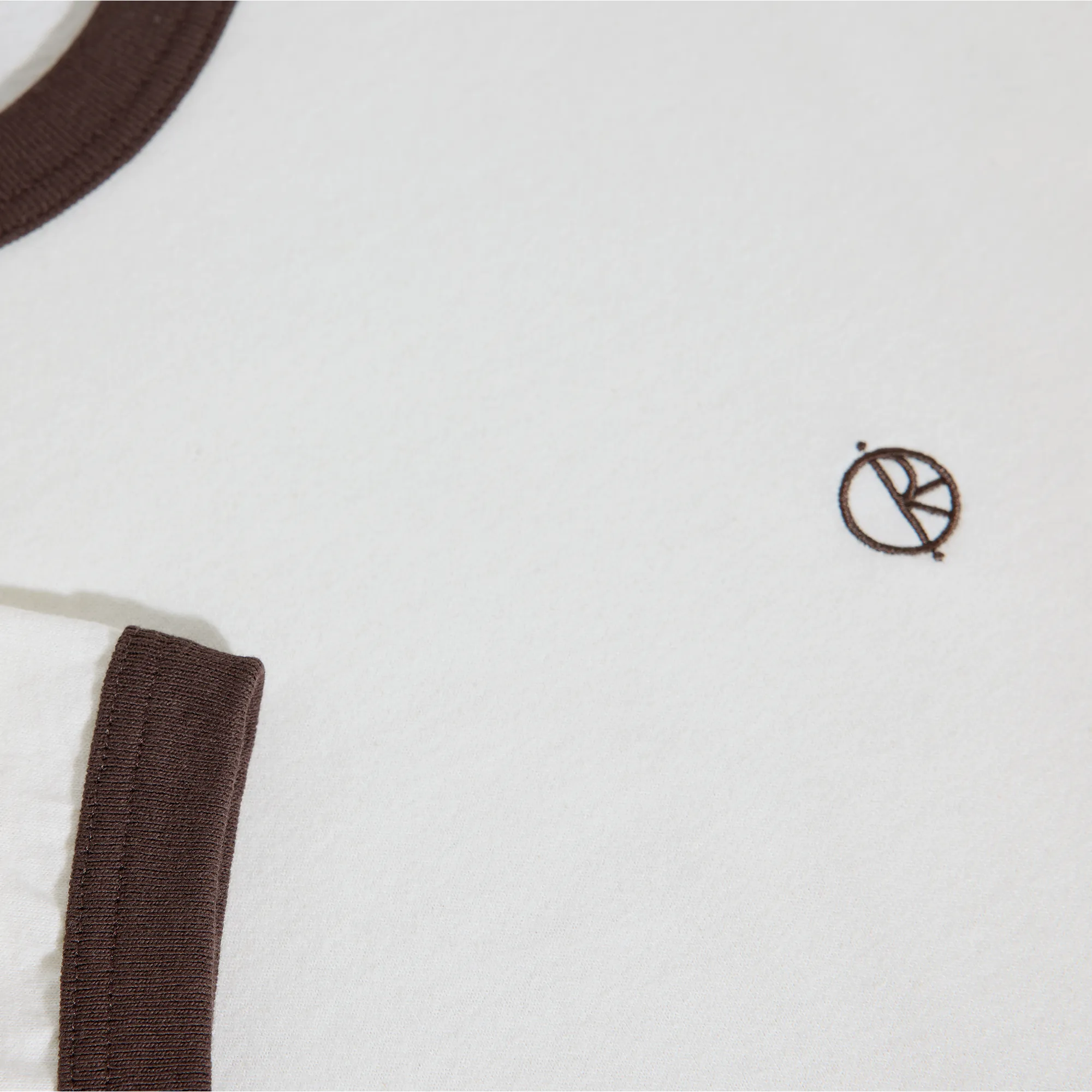 Ringer Tee - Ivory/Chocolate sold by Polar Skate product image thumbnail 3