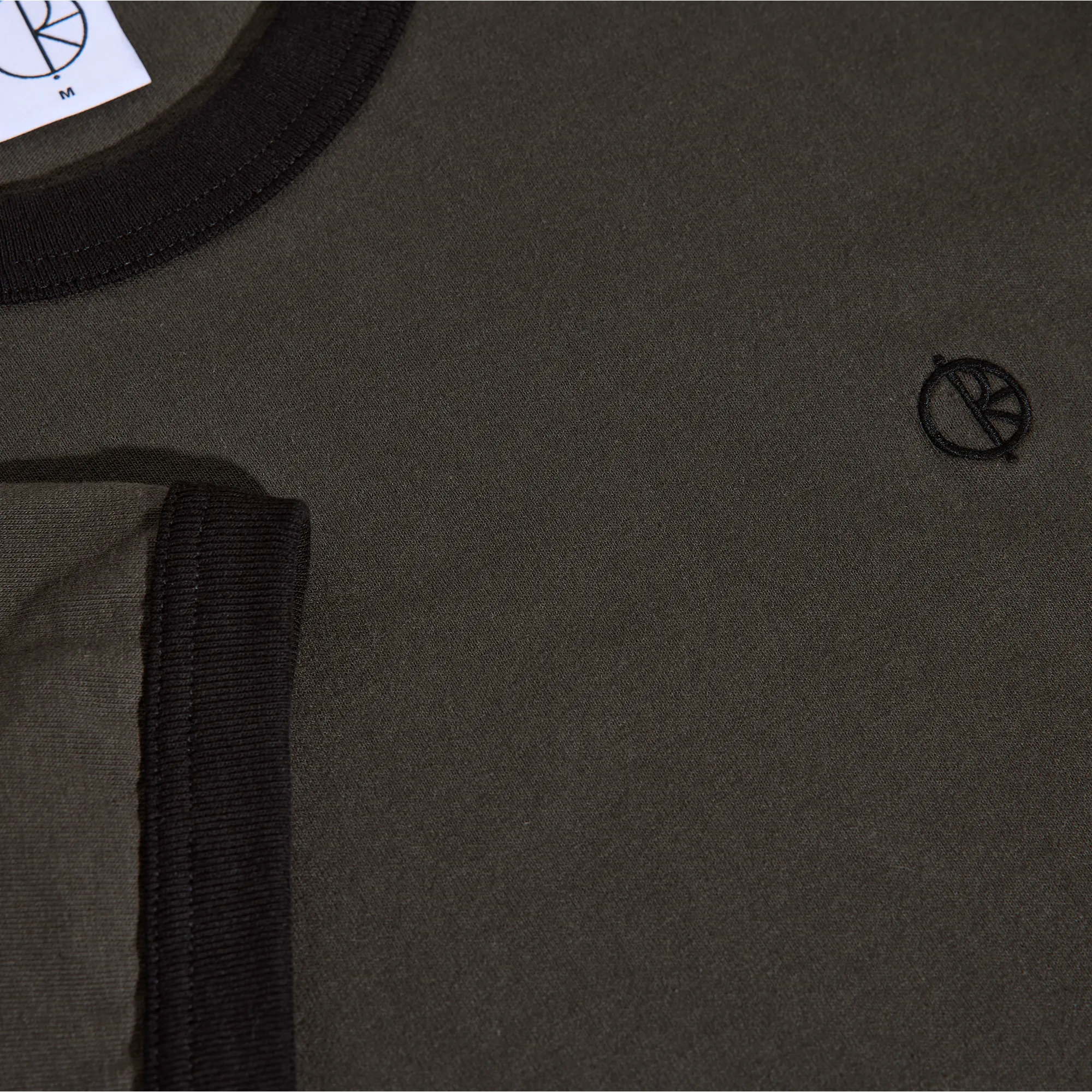 Ringer Tee - Dirty Black/Black sold by Polar Skate product image thumbnail 3