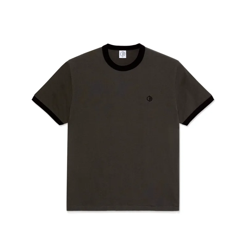 Ringer Tee - Dirty Black/Black sold by Polar Skate