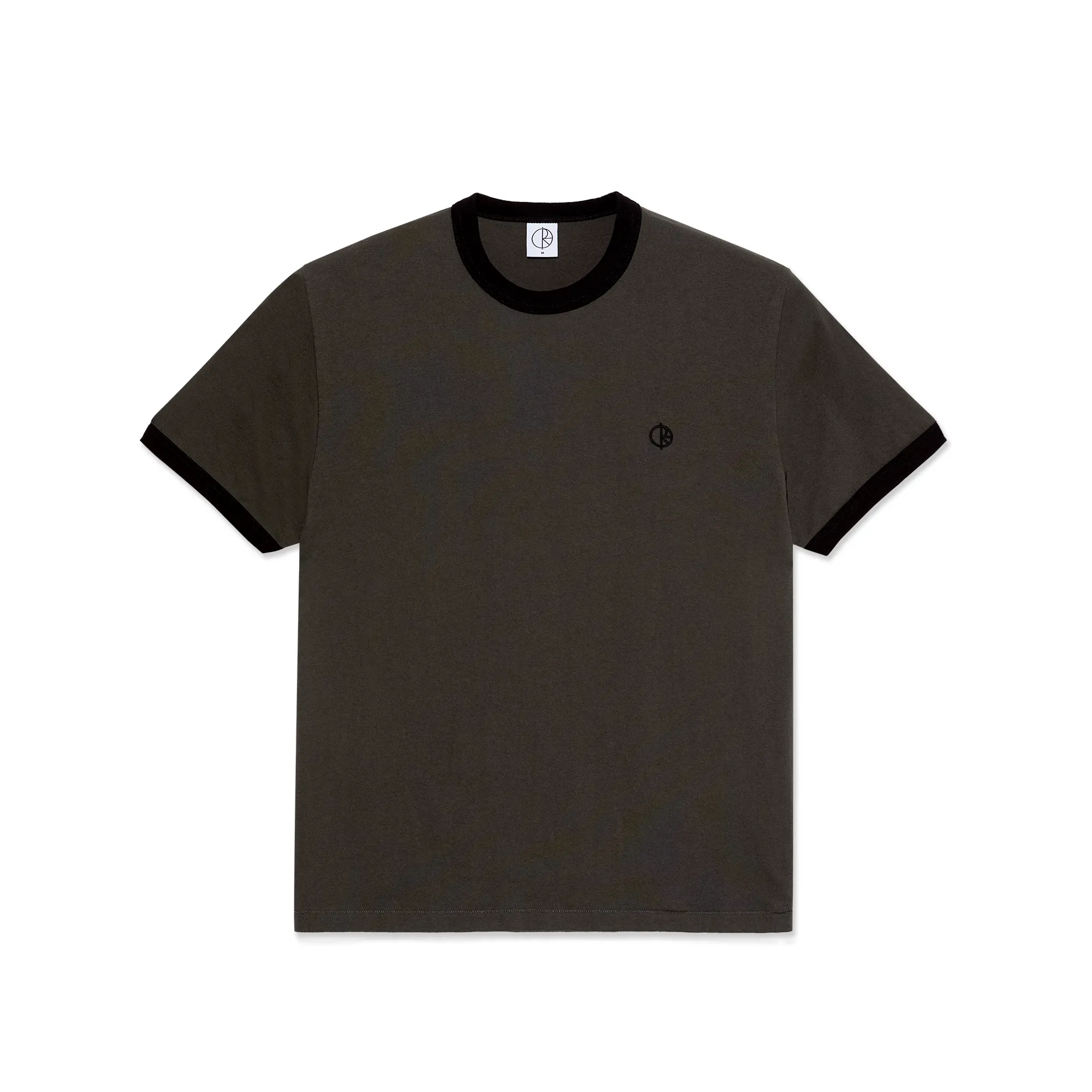Ringer Tee - Dirty Black/Black sold by Polar Skate