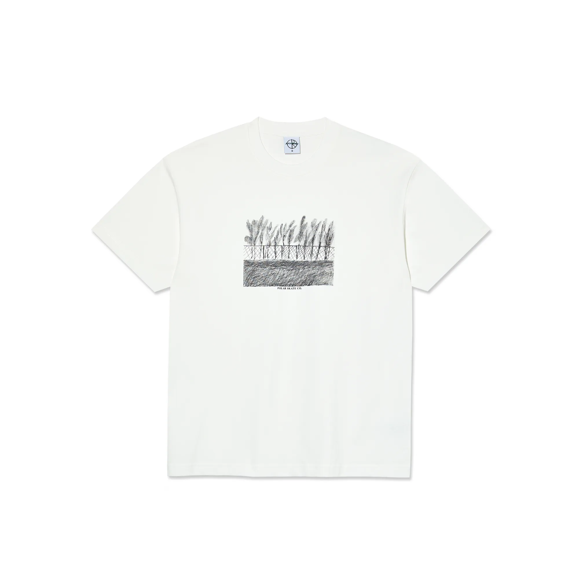Tee | Fence - Cloud White sold by Polar Skate