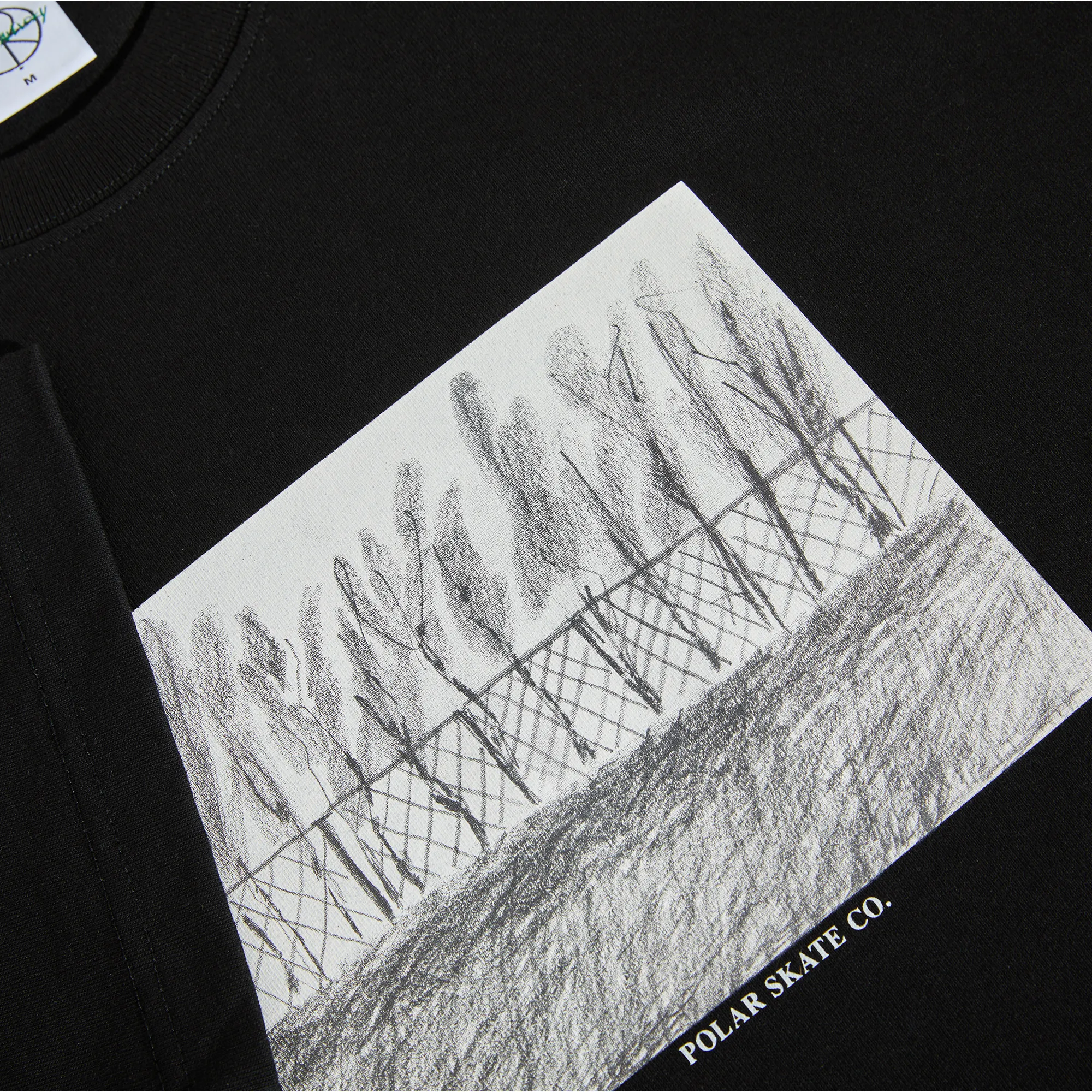 Tee | Fence - Black sold by Polar Skate product image thumbnail 3