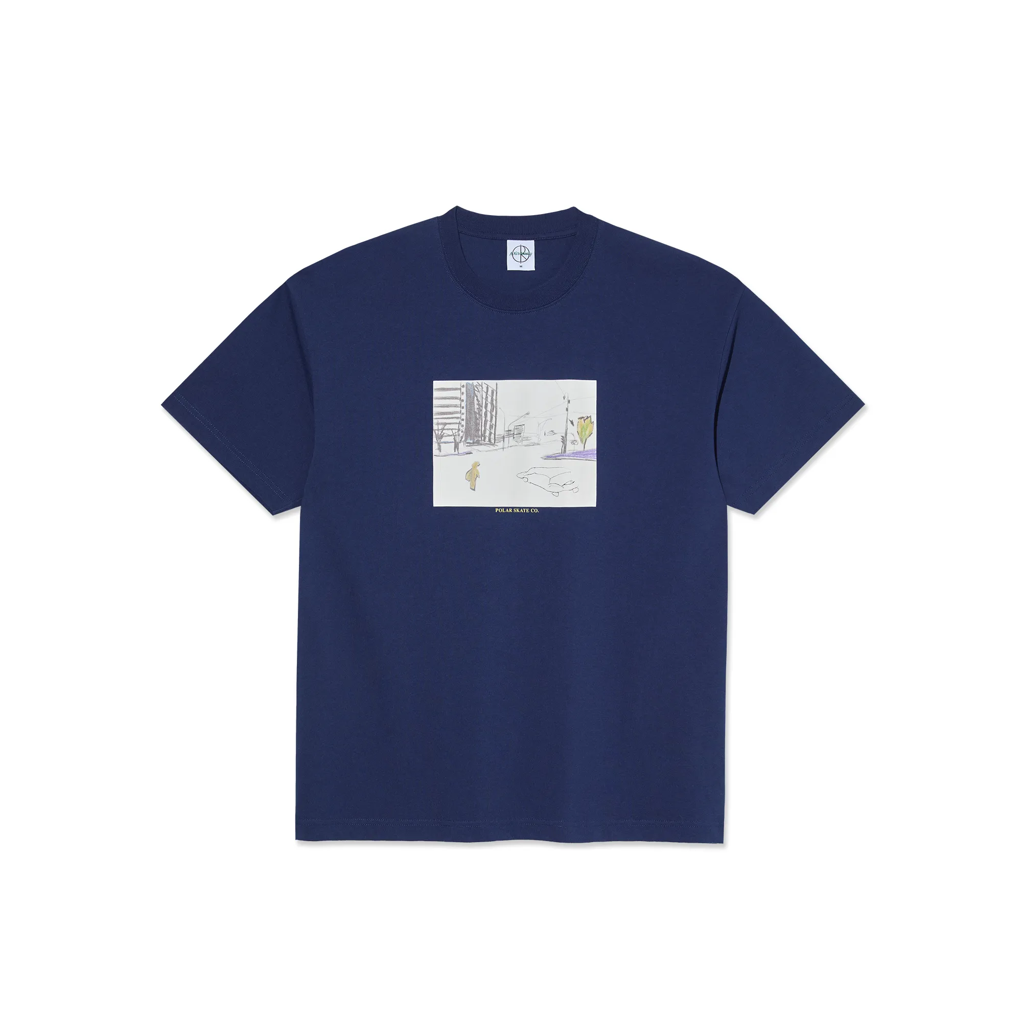 Tee | Downtown - Dark Blue sold by Polar Skate