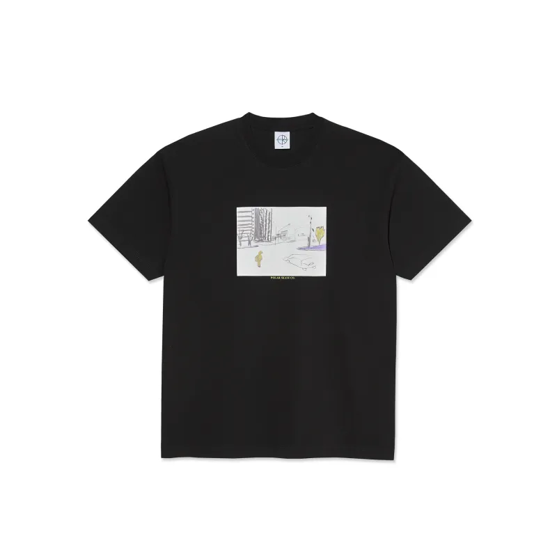Tee | Downtown - Black sold by Polar Skate