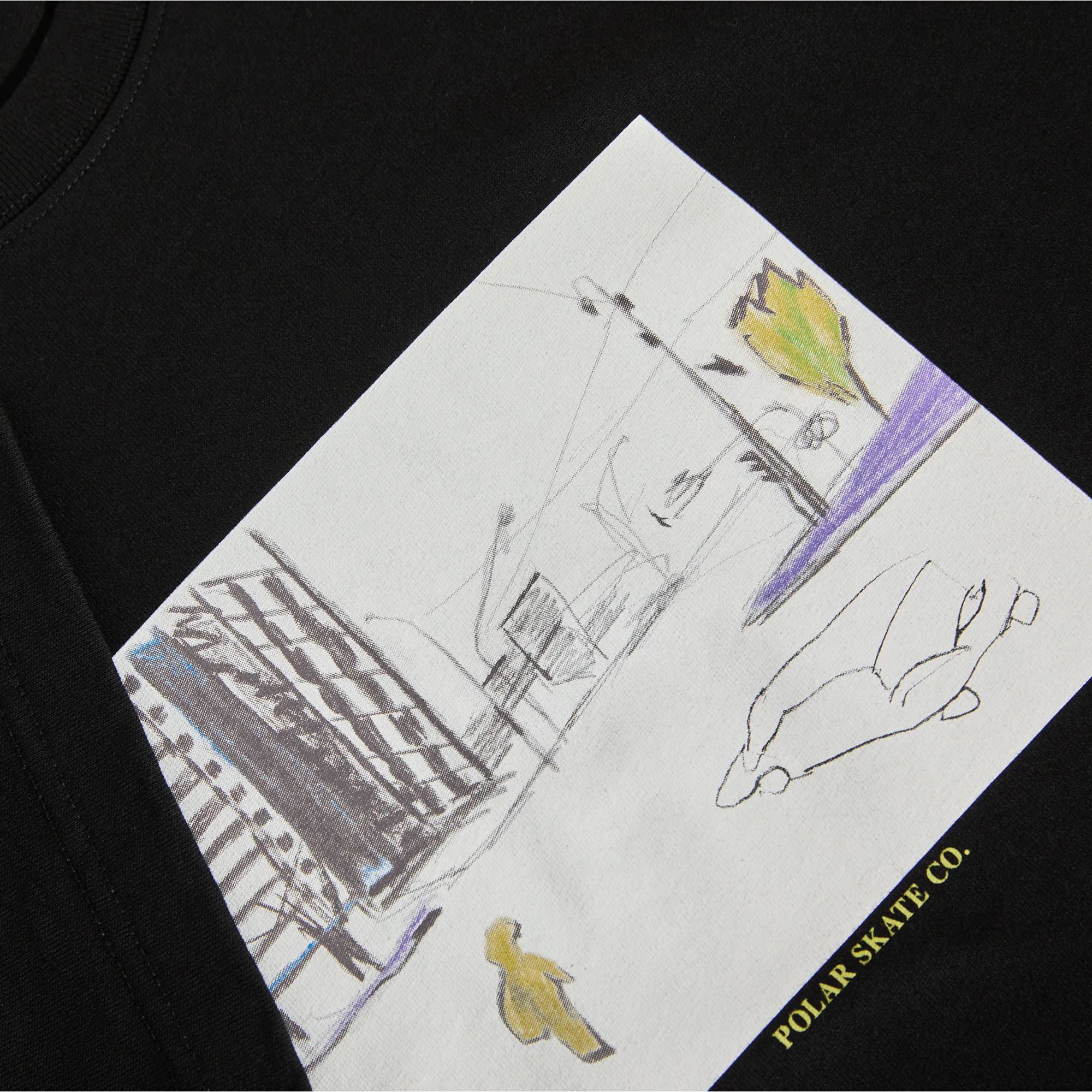 Tee | Downtown - Black sold by Polar Skate product image thumbnail 3