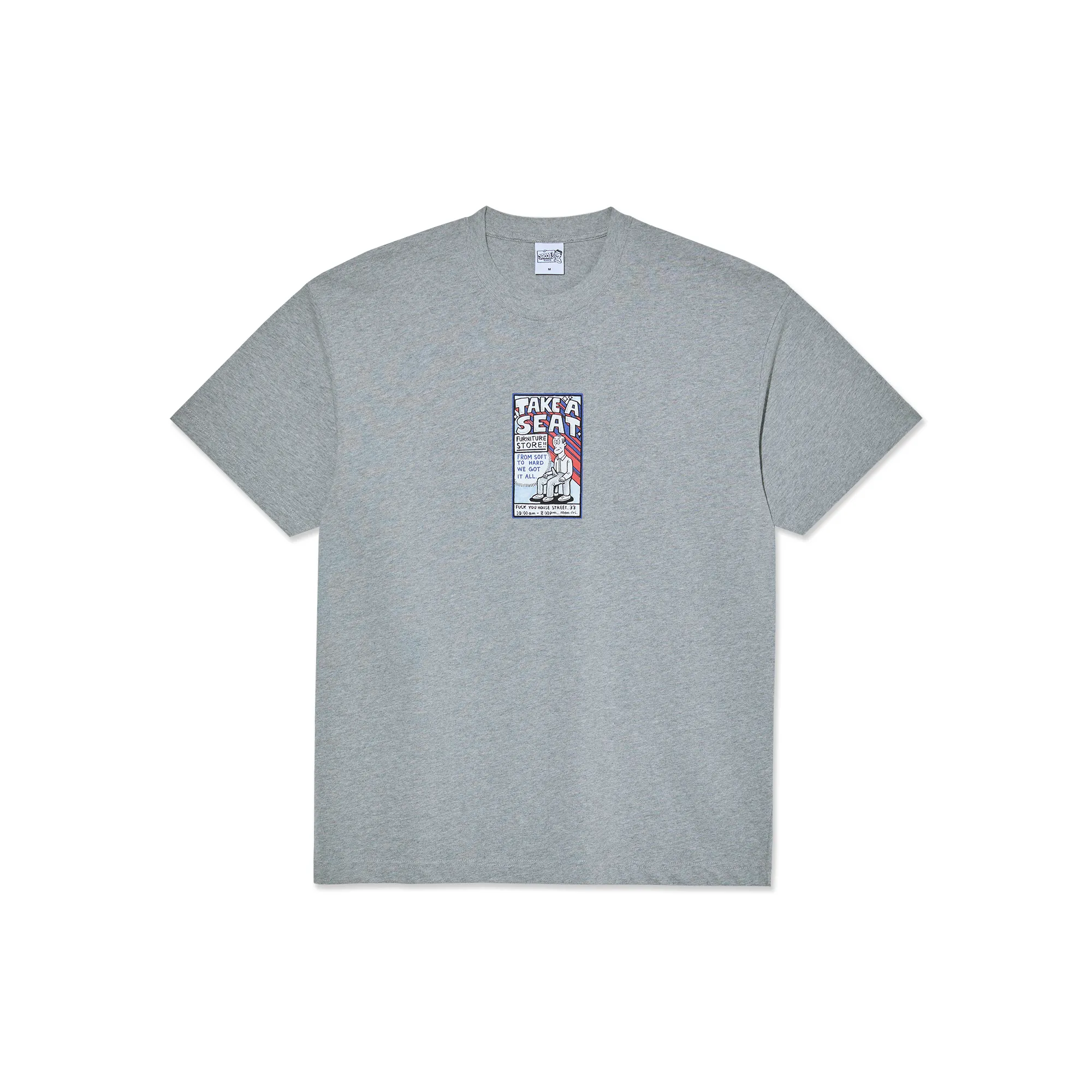 Tee | Take A Seat - Heather Grey sold by Polar Skate