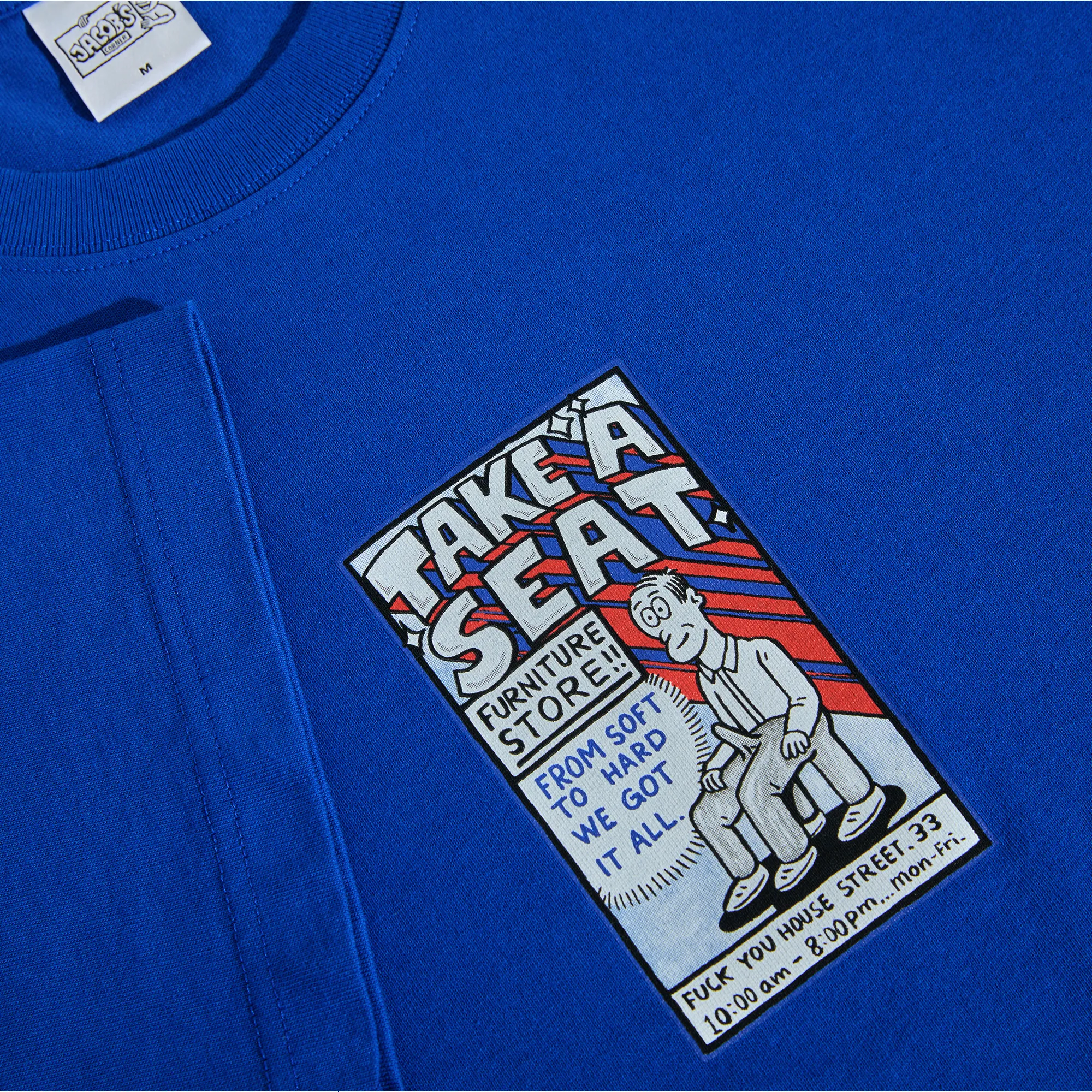 Tee | Take A Seat - Egyptian Blue sold by Polar Skate product image thumbnail 3