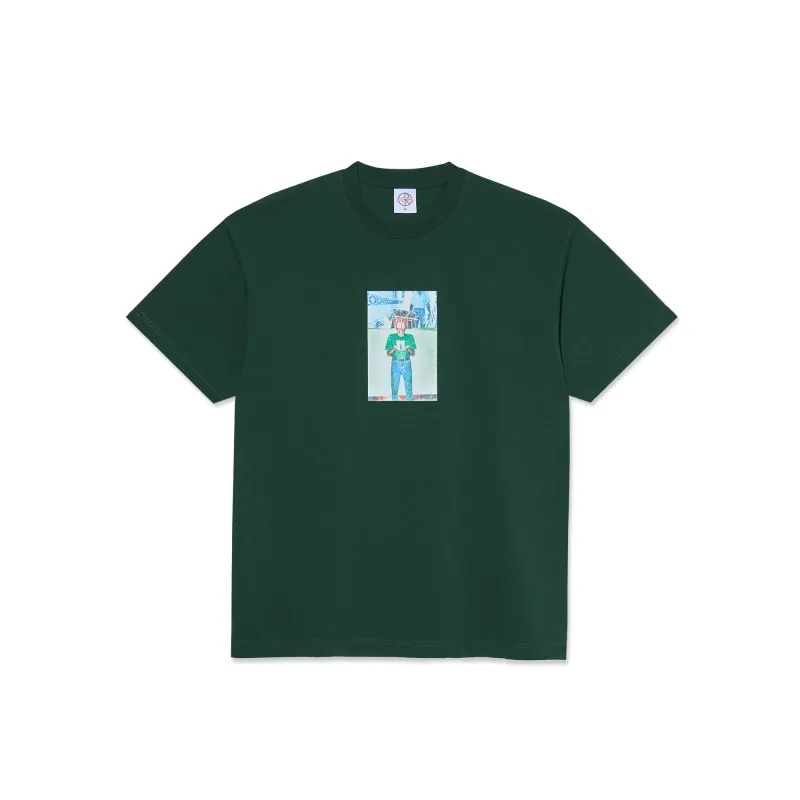 Tee | Jeans Teeth - Dark Green sold by Polar Skate
