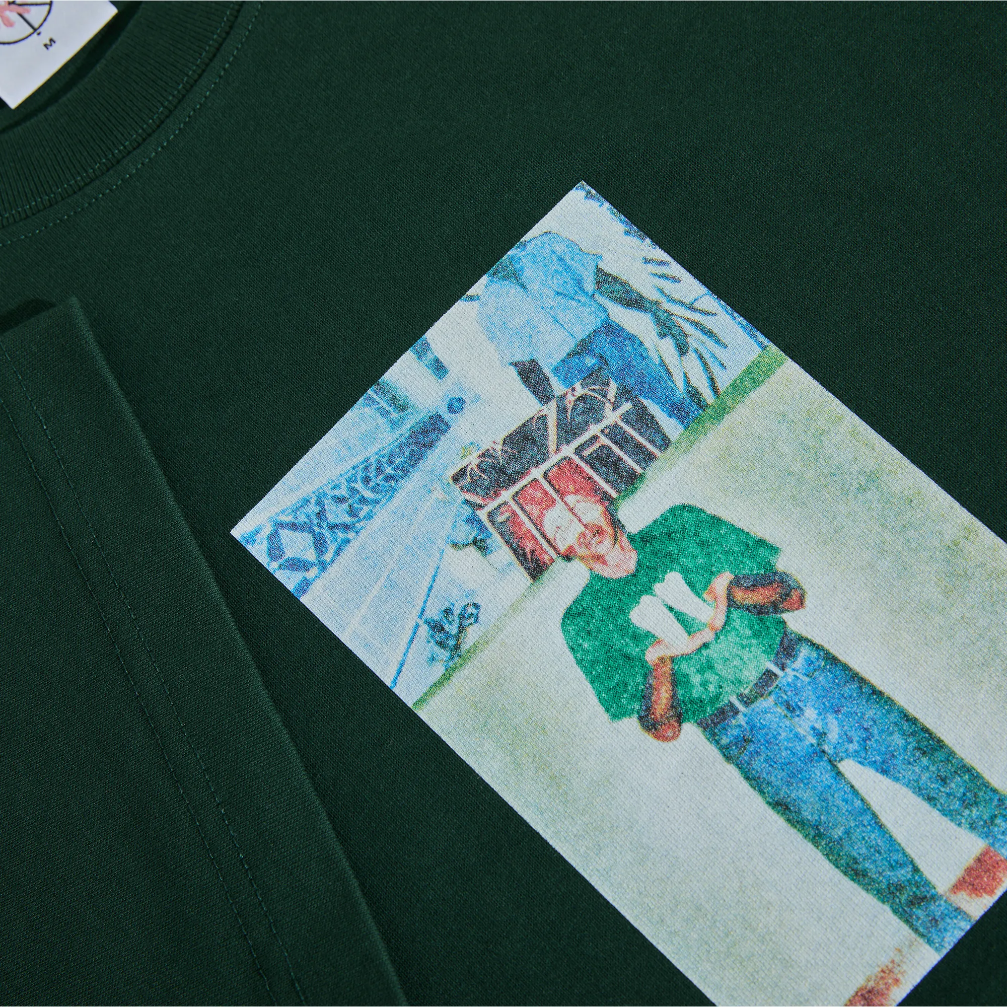 Tee | Jeans Teeth - Dark Green sold by Polar Skate product image thumbnail 3
