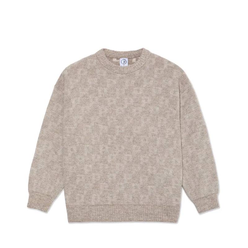 George Sweater | P Pattern - Sand sold by Polar Skate