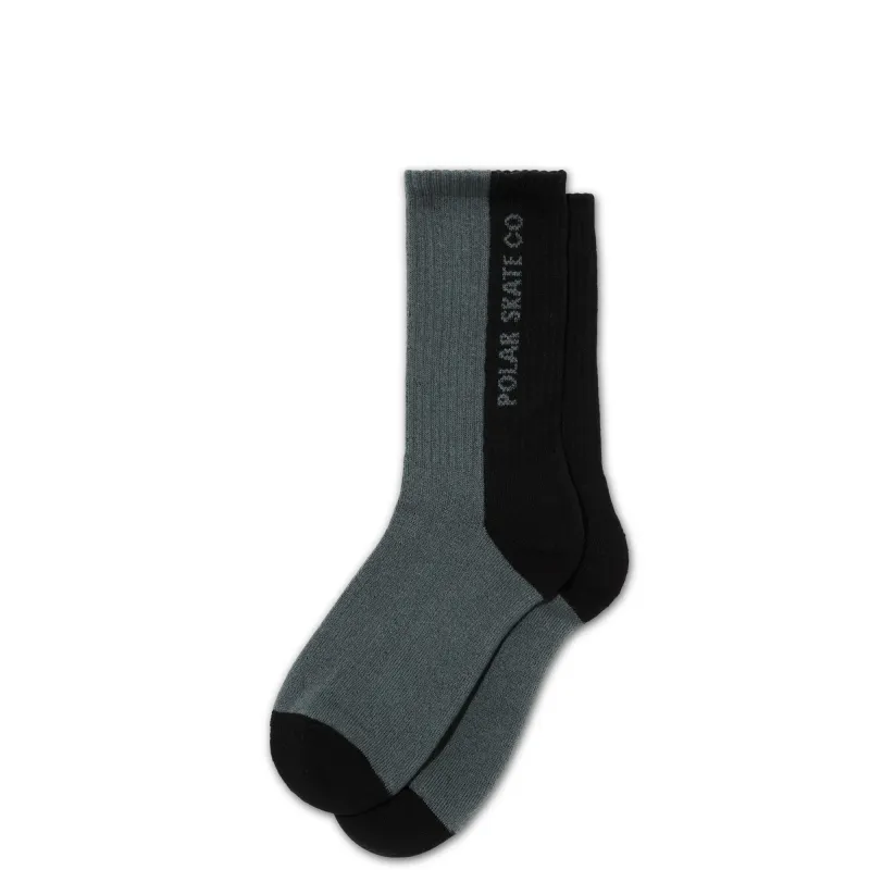 Rib Socks | 50/50 - Black sold by Polar Skate