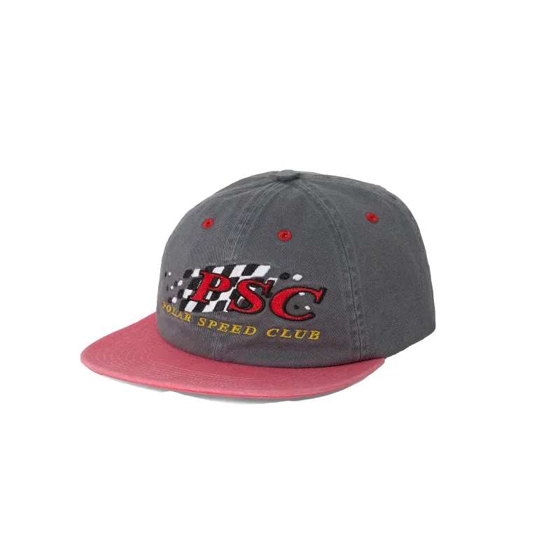 Michael Cap | Polar Speed Club - Grey/Red sold by Polar Skate