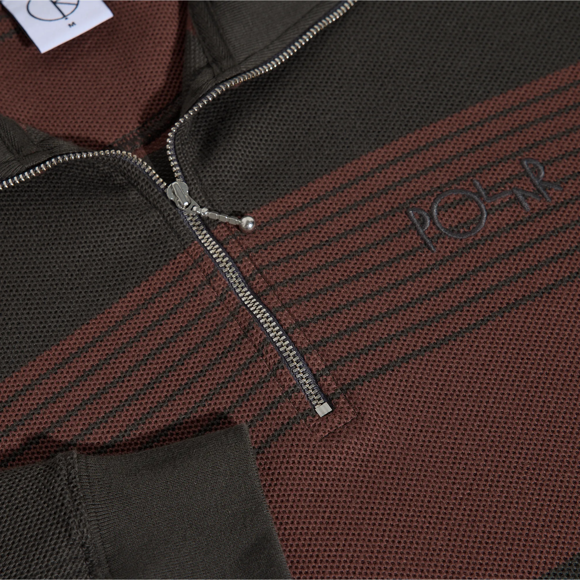 Surf Half Zip LS Shirt - Dirty Black/Brownstone sold by Polar Skate product image thumbnail 4