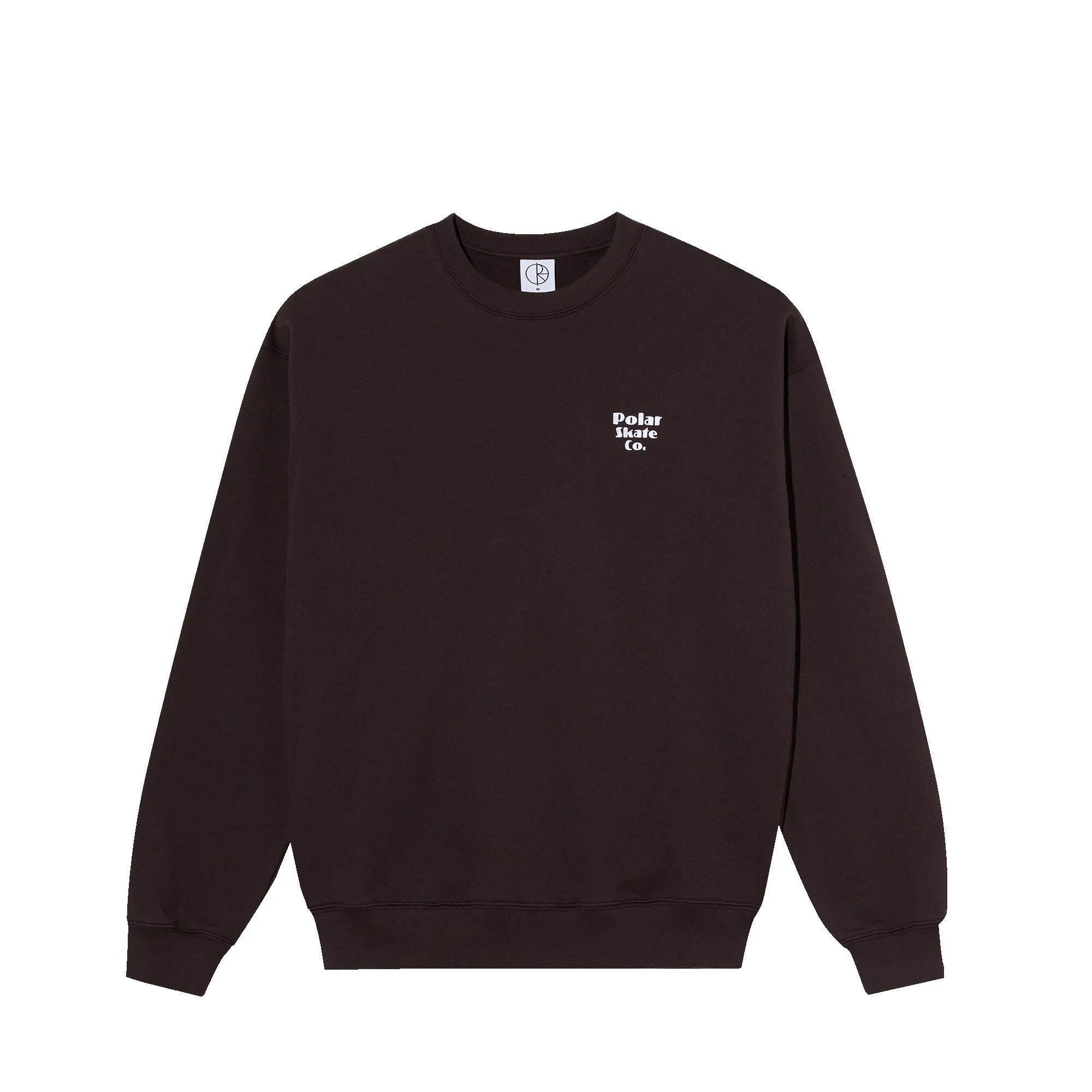 Dave Crewneck | New Sport - Chocolate sold by Polar Skate