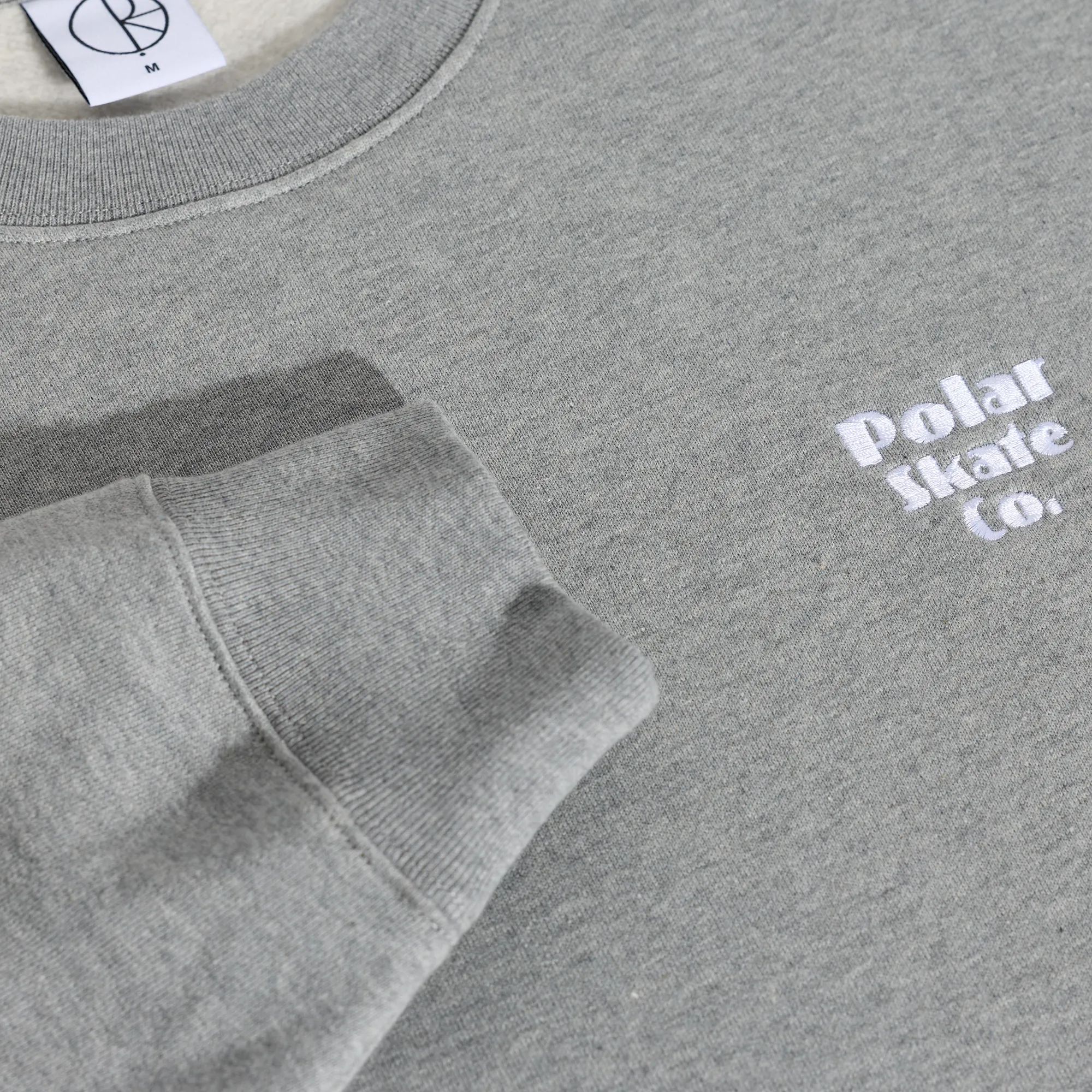 Dave Crewneck | New Sport - Heather Grey sold by Polar Skate product image thumbnail 2