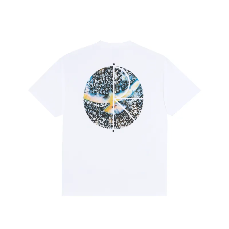 Fill Logo Tee | Searching For Peace - White sold by Polar Skate