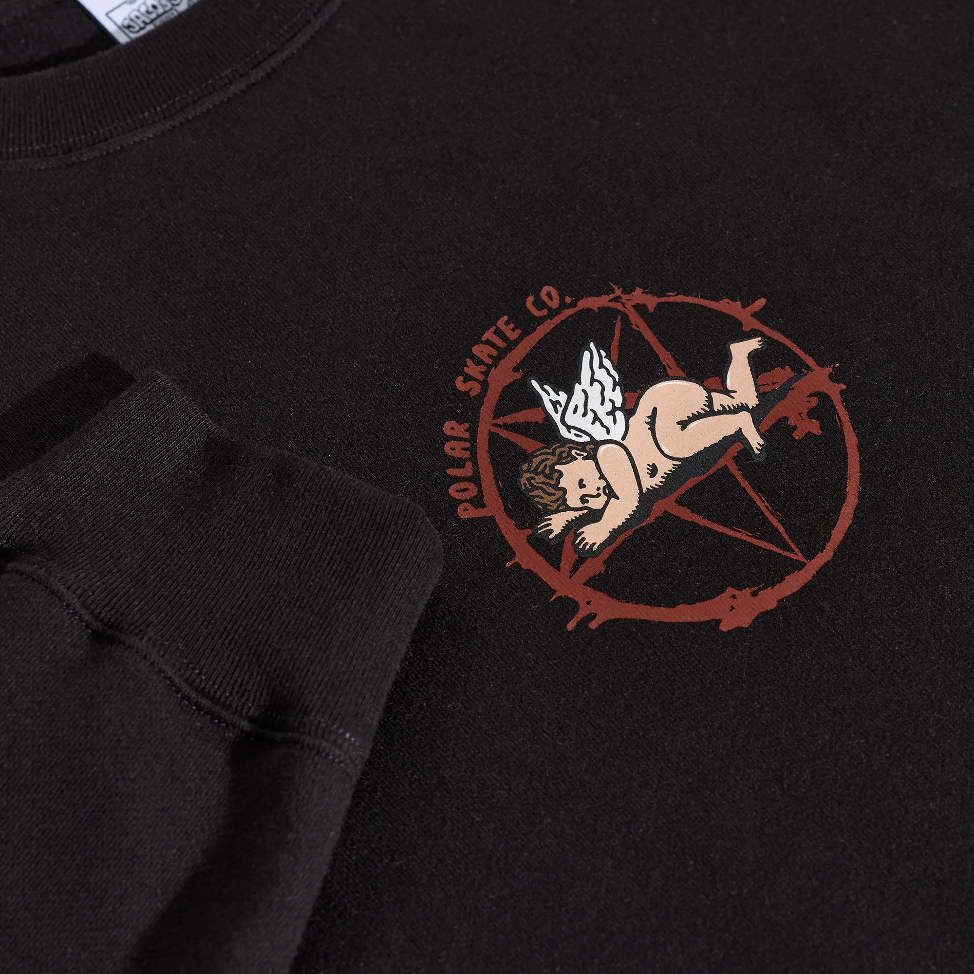 Dave Crewneck | Sacrifice - Black sold by Polar Skate product image thumbnail 2