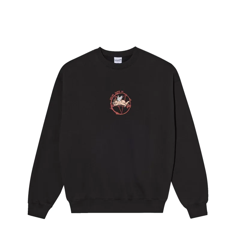 Dave Crewneck | Sacrifice - Black sold by Polar Skate