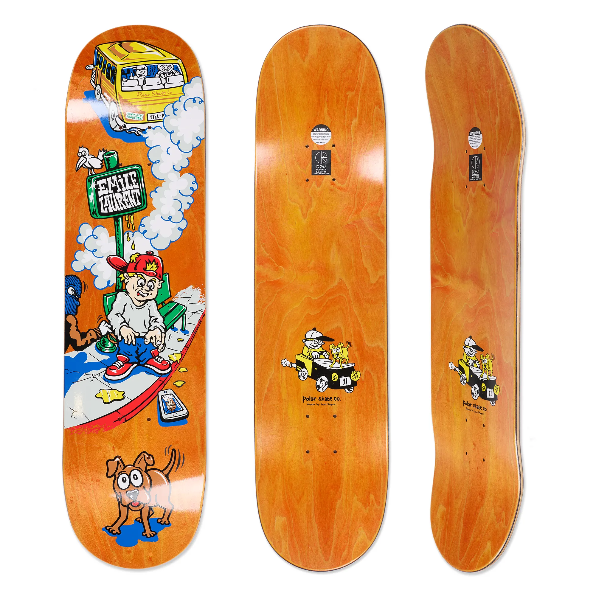 Deck | Emile Laurent - Bus Stop sold by Polar Skate product image thumbnail 2